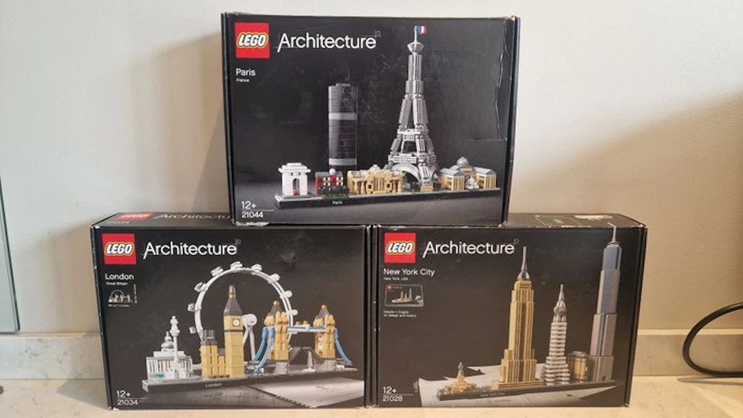 LEGO Set - Architecture - New York City / London / Paris