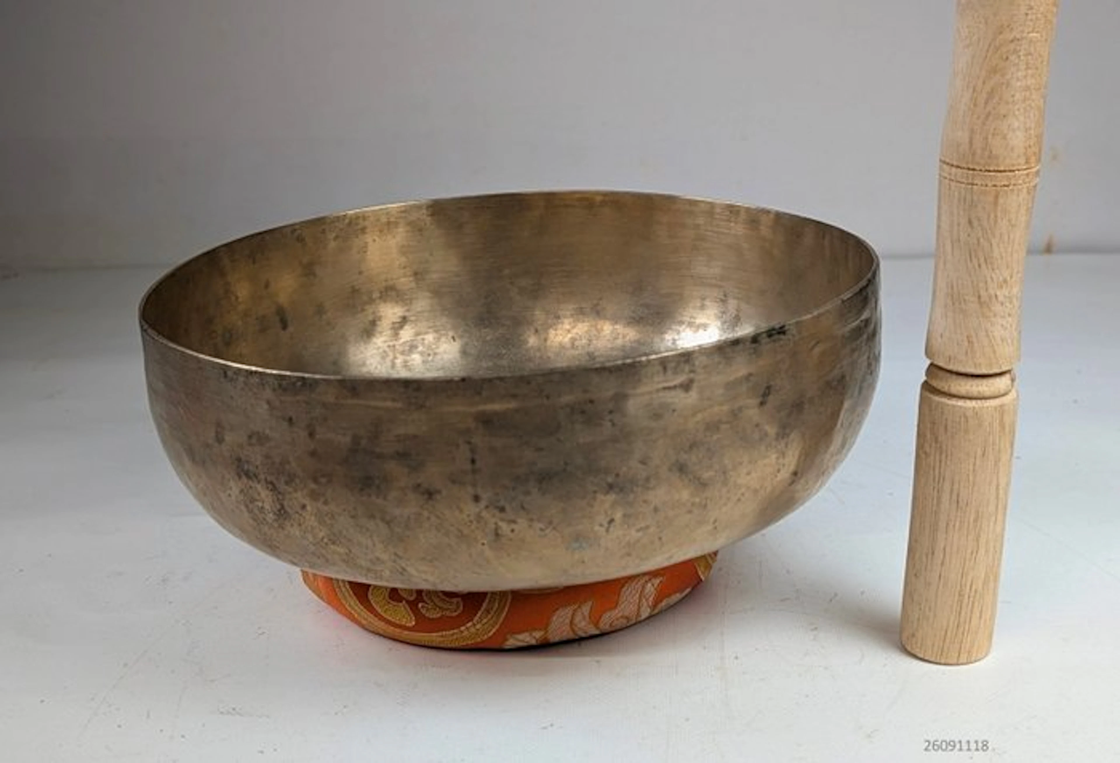 Antique Singing bowl - 8 metals - 1960-1970 - handmade