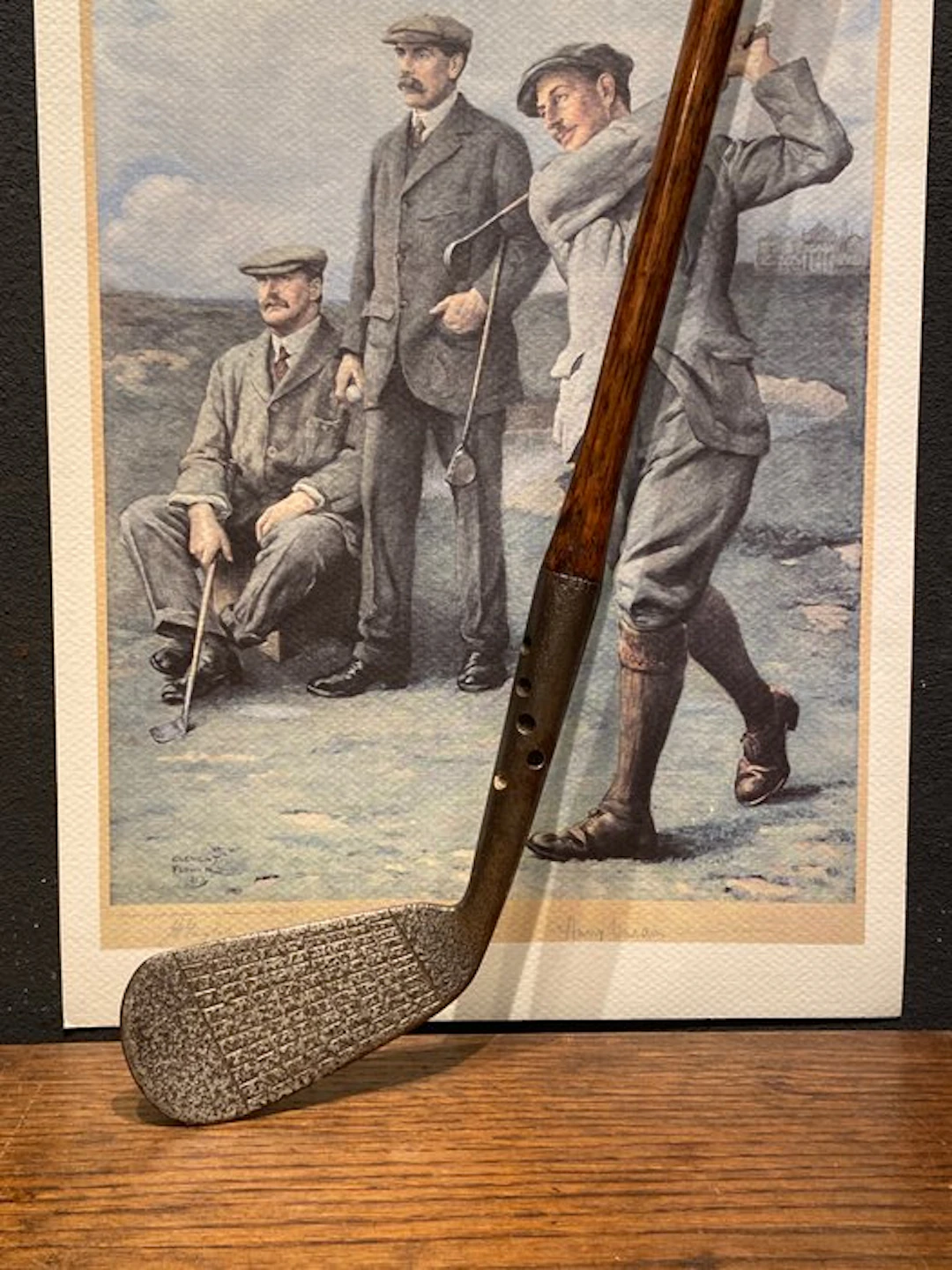 1920 - Antique golf club - Iron - Maxwell style hosel - mid iron