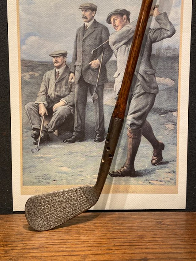 1920 - Antique golf club - Iron - Maxwell style hosel - mid iron