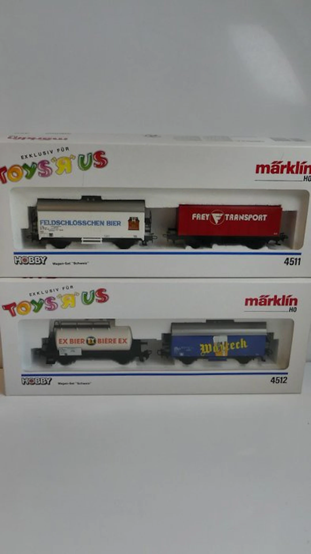 Märklin H0 - 4512/4511 - Model train freight carriage (2)...