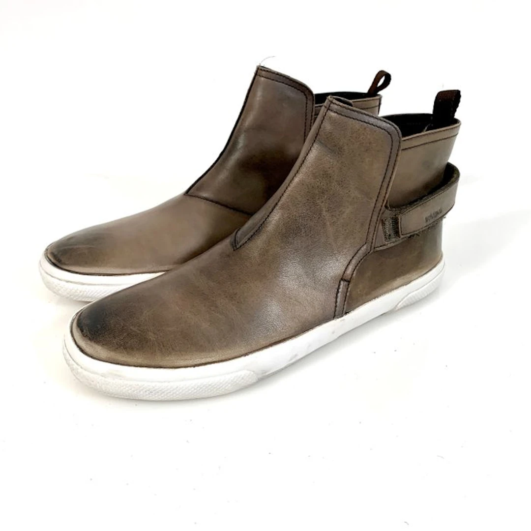 Prada Sneaker Laars 4T2243 Bronze UK 9.5 - Sneakers - Size: EU 43.5