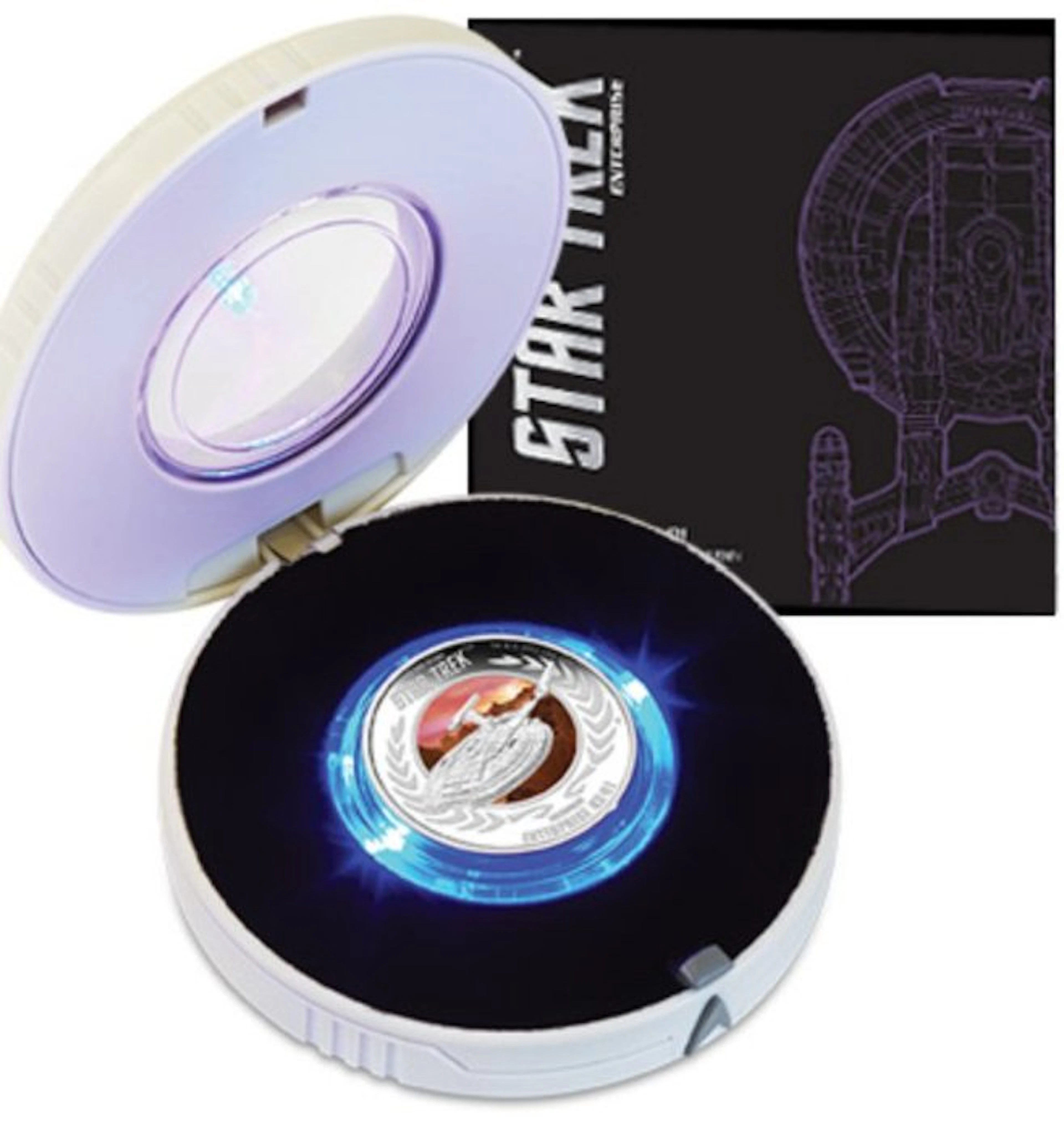 Tuvalu. 1 Dollar 2015 Star Trek™ - Enterprise NX-01, 1 Oz (.999) mit