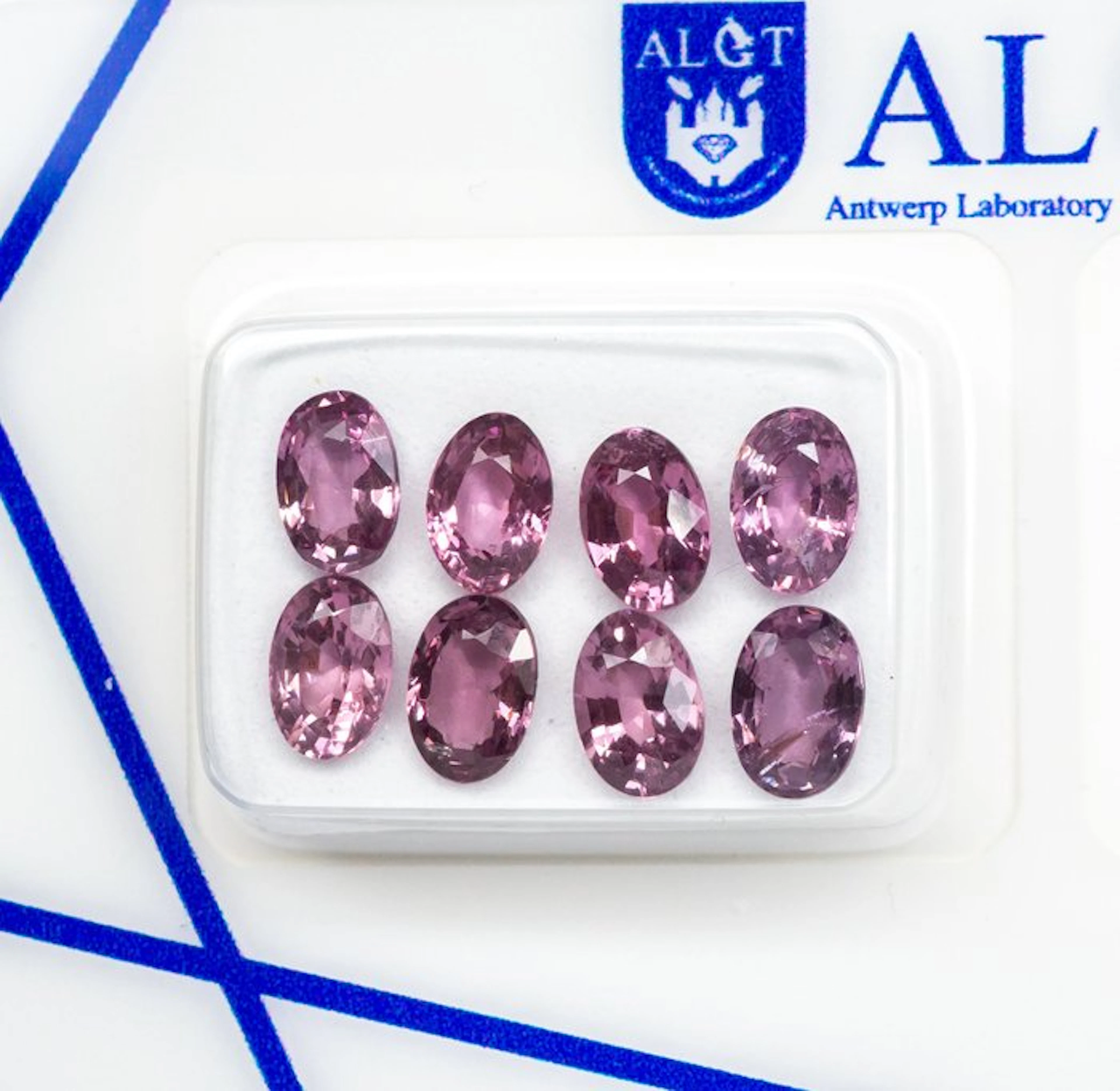 No reserve price - 8 pcs Spinel - 4.32 ct - Antwerp...