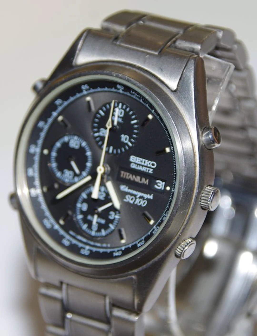 Seiko - SQ 100 - No reserve price - 7T32-F060 - Men - 1990-1999