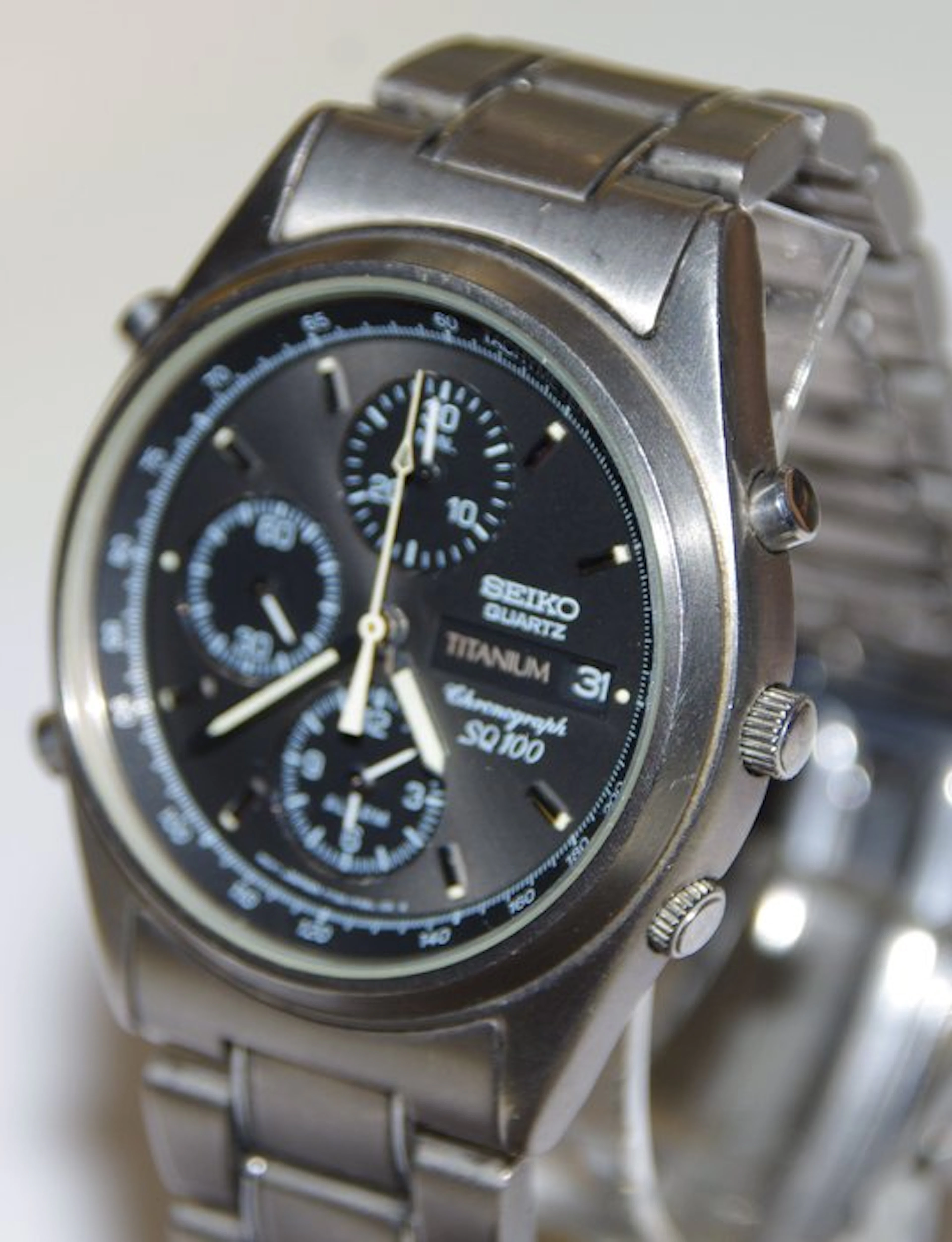 Seiko - SQ 100 - No reserve price - 7T32-F060 - Men - 1990-1999