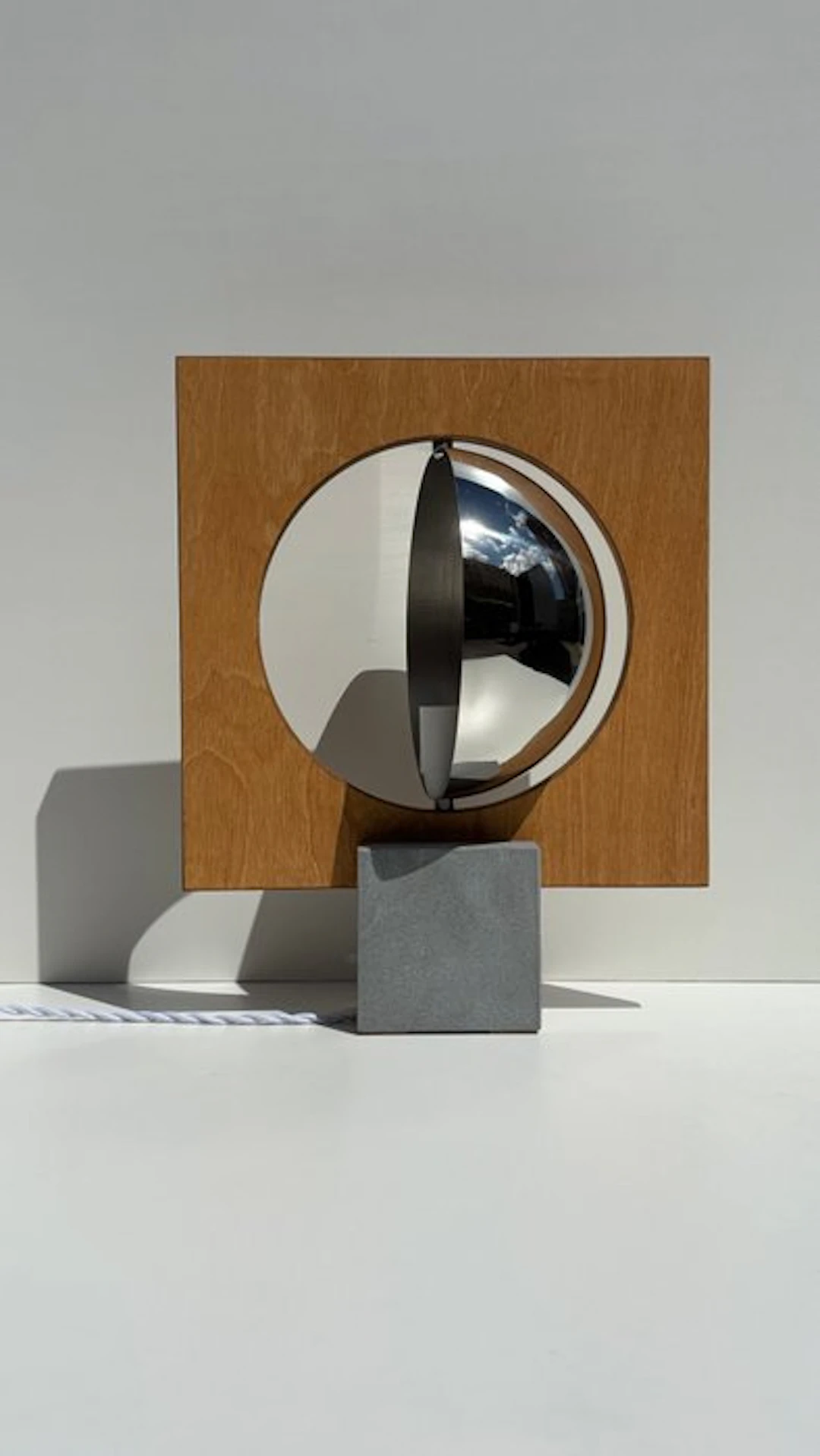 Edoardo Lietti Studio - Table lamp - Galileo 2.0 - Wood, Marble