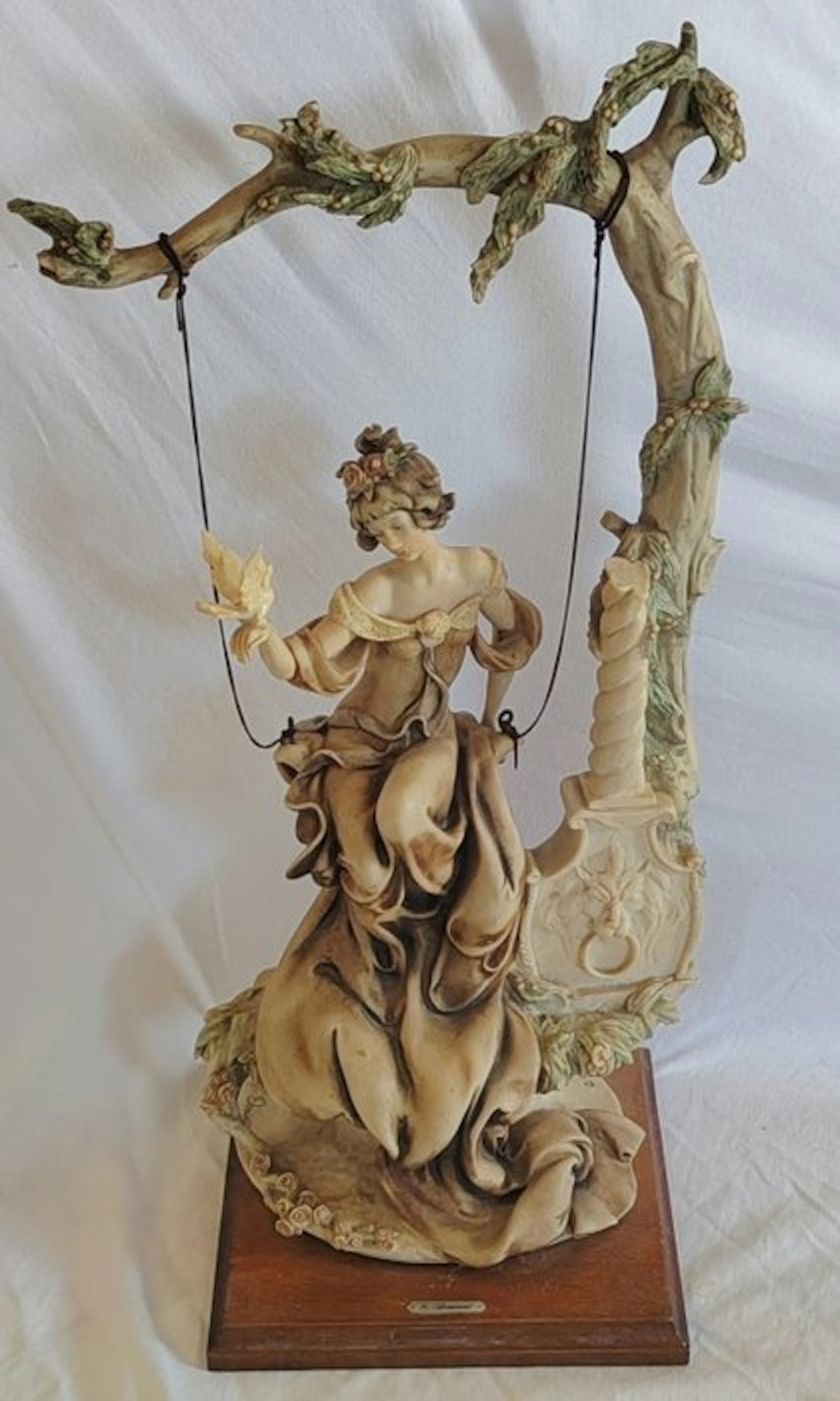Giuseppe Armani - Statue, Florence Sculture d'Arte - 53 cm - Cold porcelain