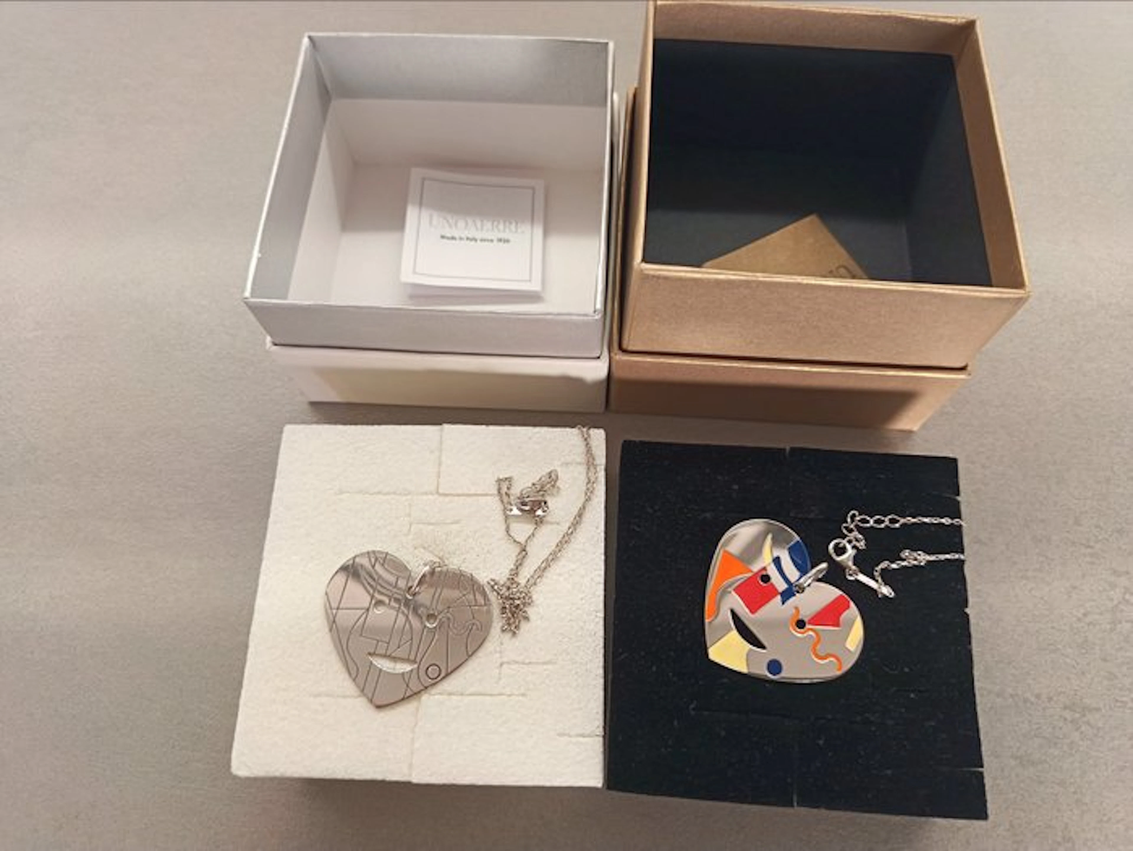 No reserve price - UnoAErre - Necklace with pendant - A Tutto Cuore Silver