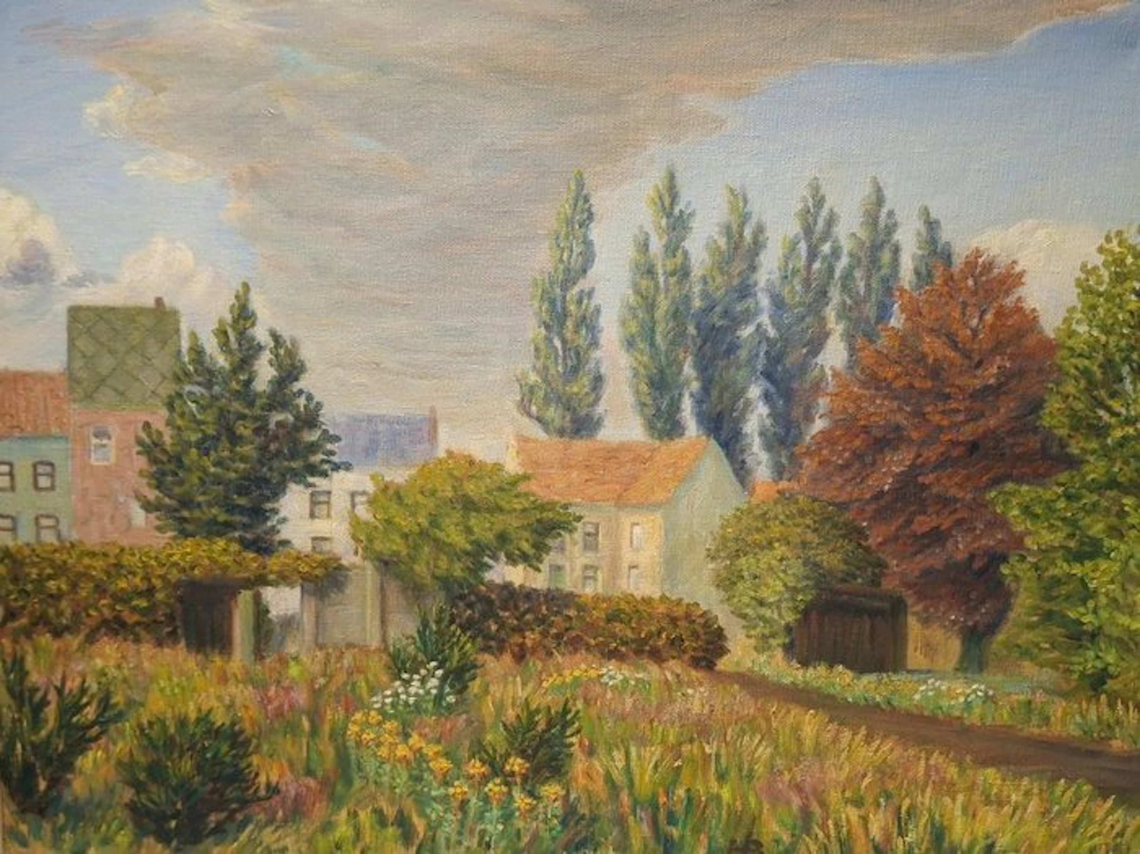 H. Bongers (XX) - Kleurrijk landschap