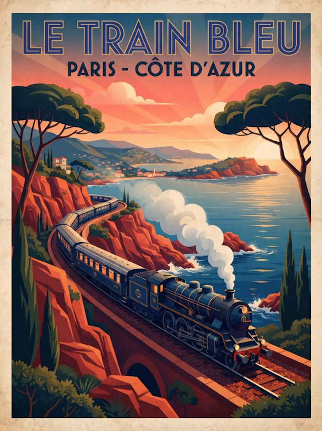 Henshin - Le Train Bleu - Paris Côte d'Azur - Art Deco
