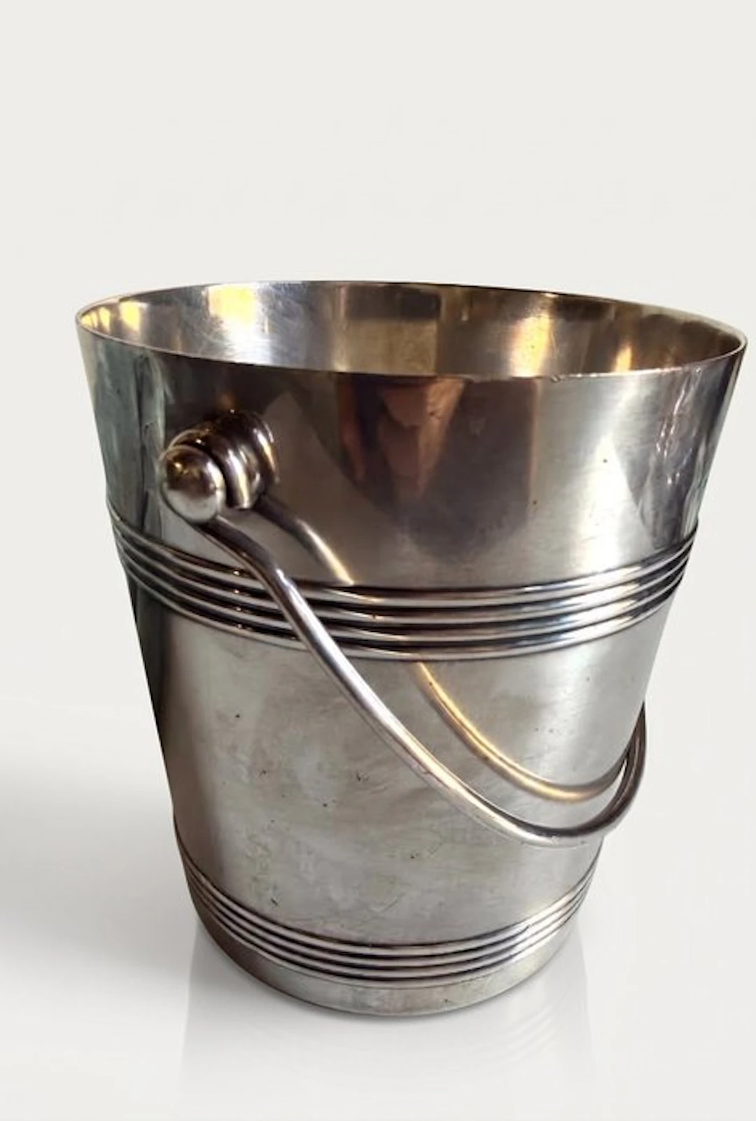 Christofle - Cooler - Model "Biarritz", Ice Bucket - Silverplated