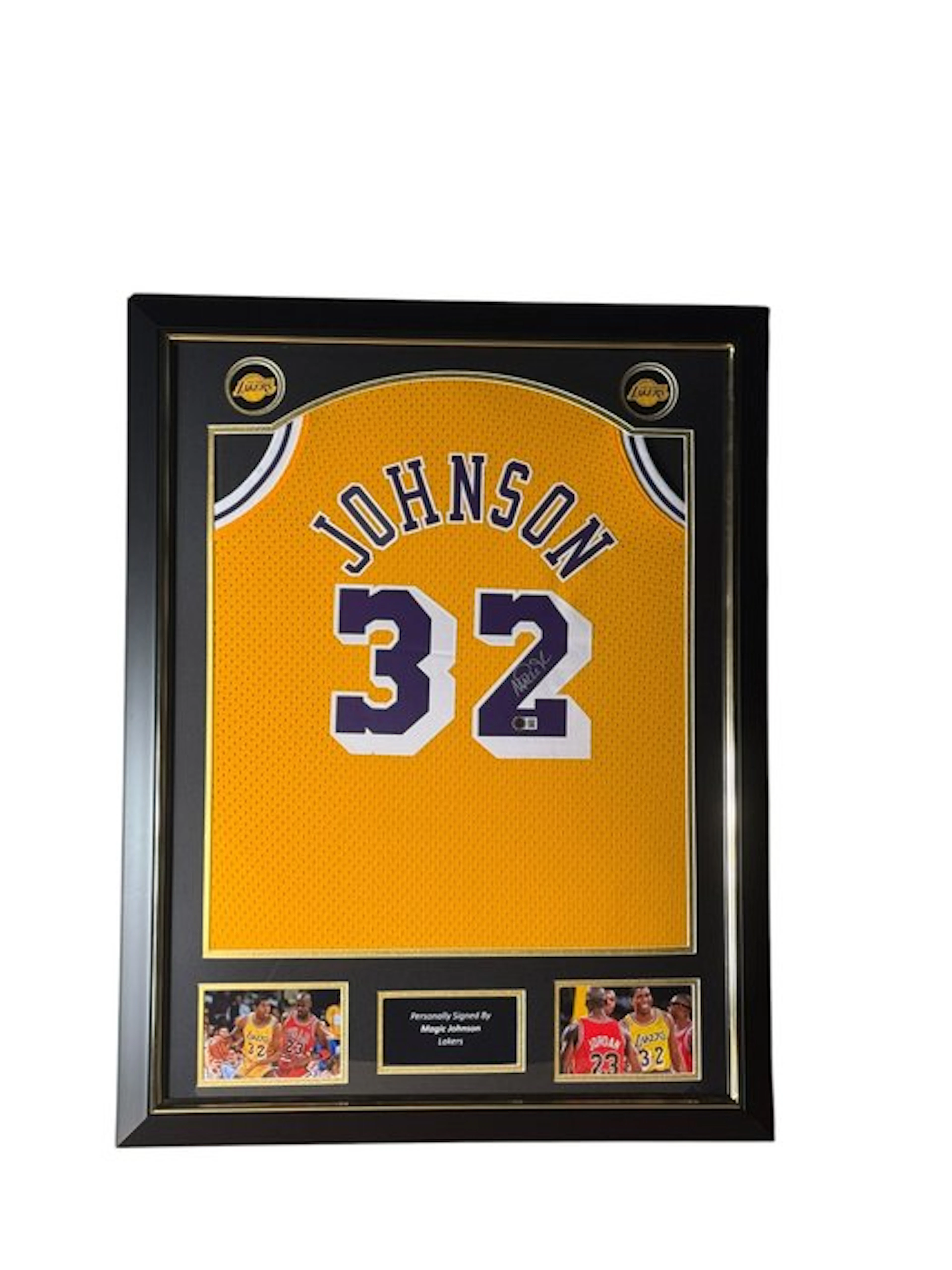 Los Angeles Lakers - NBA - Magic Johnson - Premium Frame - NBA Jersey