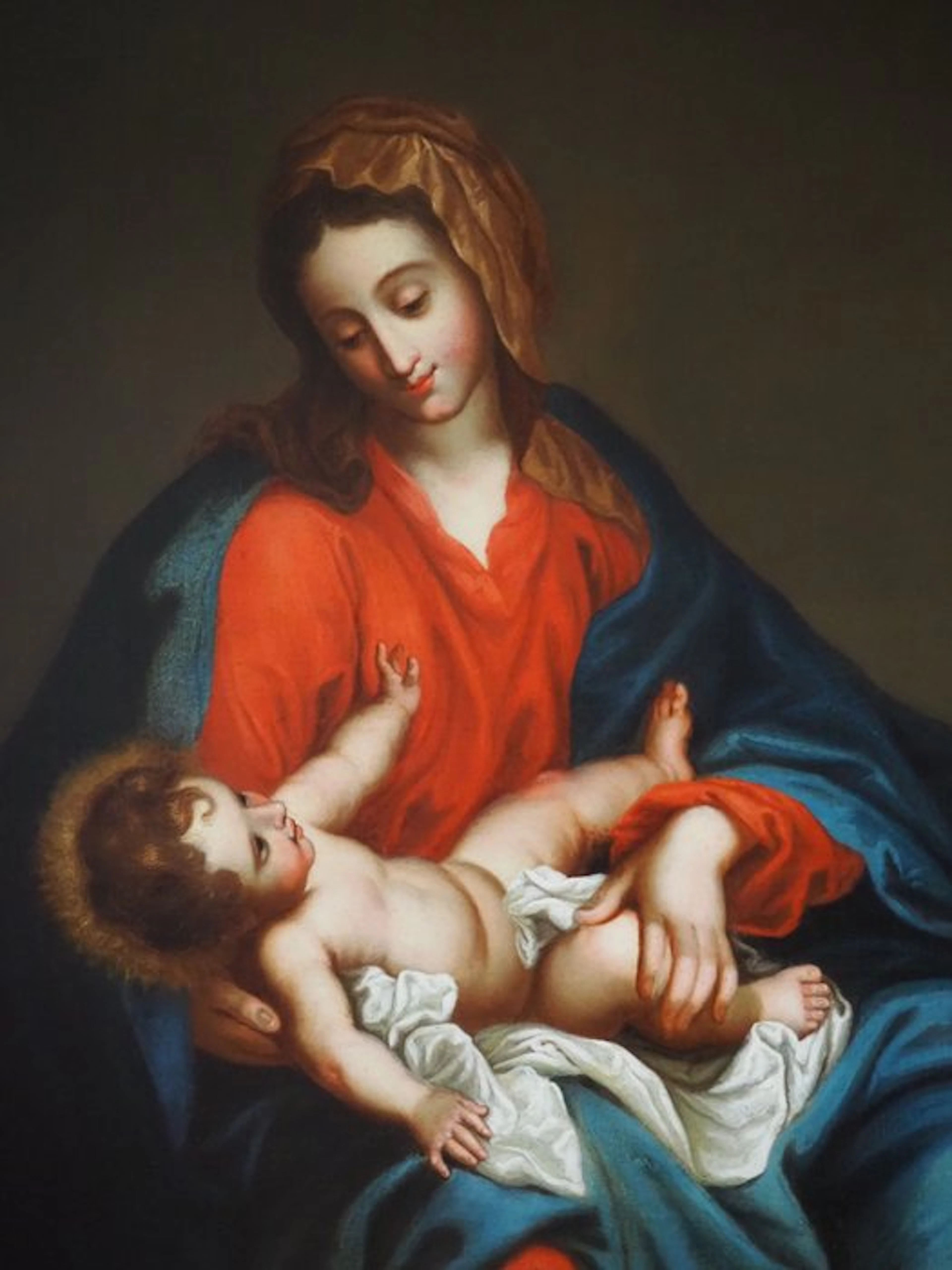 Italiaanse School - Madonna and Child Jesus, Italian school
