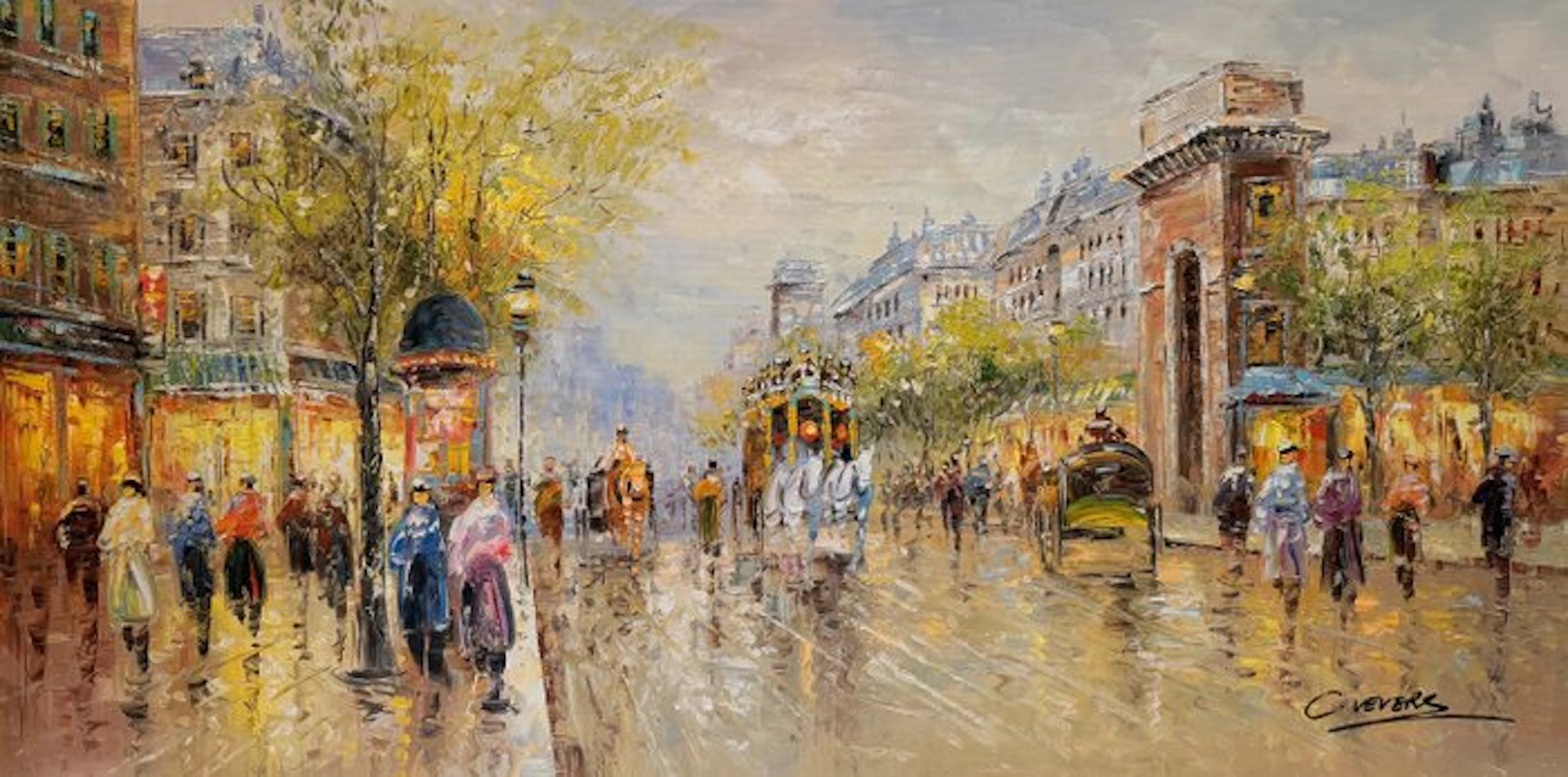 Christof Vevers (1962) - Paris - Grands Boulevards après...