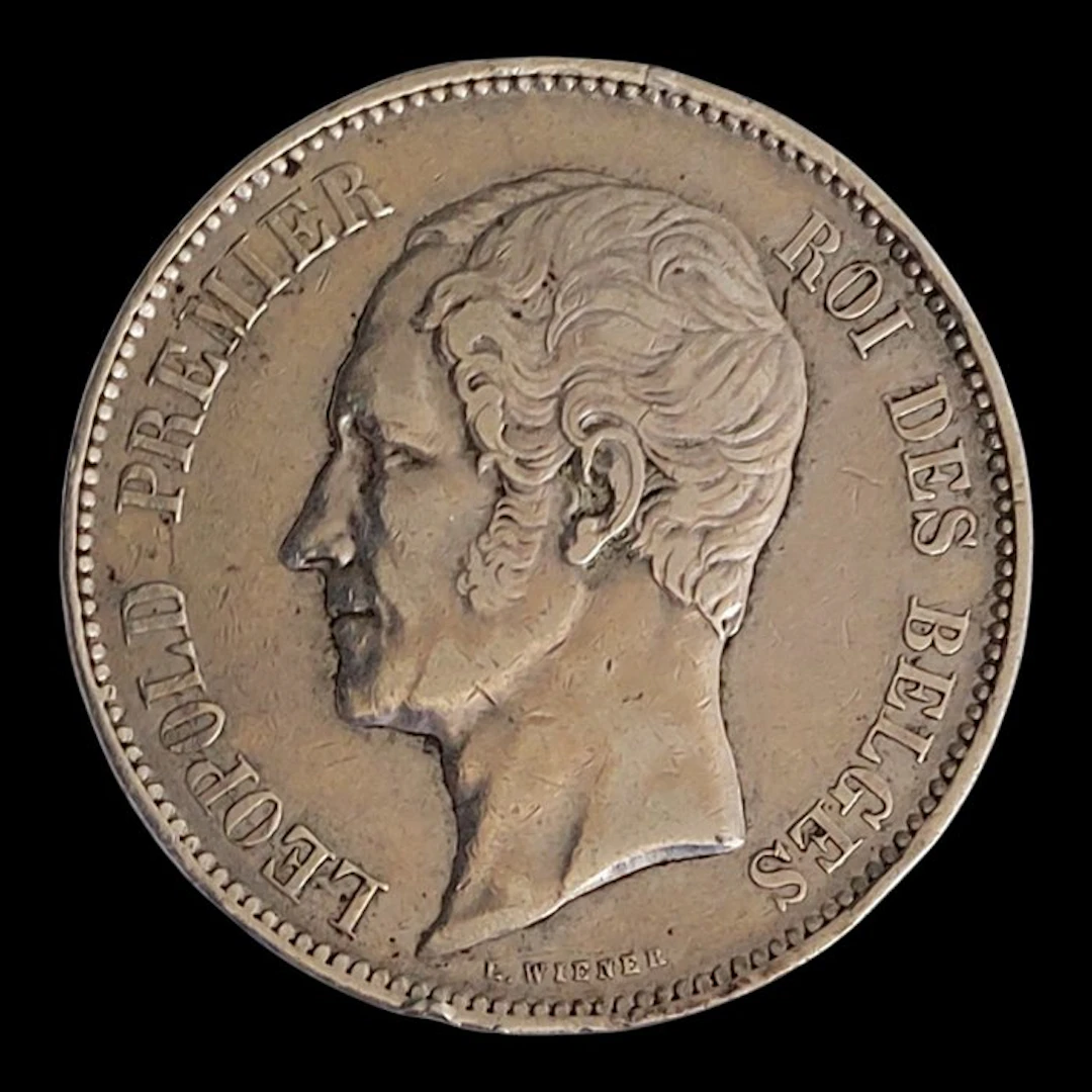 Belgium. Leopold I. 5 Francs 1853 / Ag .900 (No reserve price)