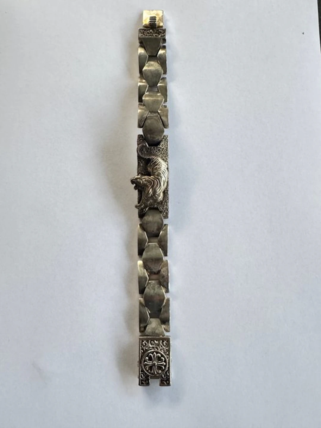 No reserve price - Bracelet Tiger sterling silver bracelet