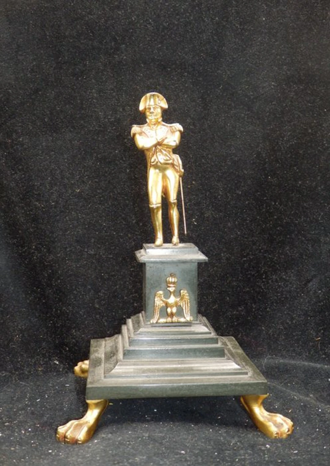 Massief bronzen Beeldje van Napoleon Bonaparte - Sculpture