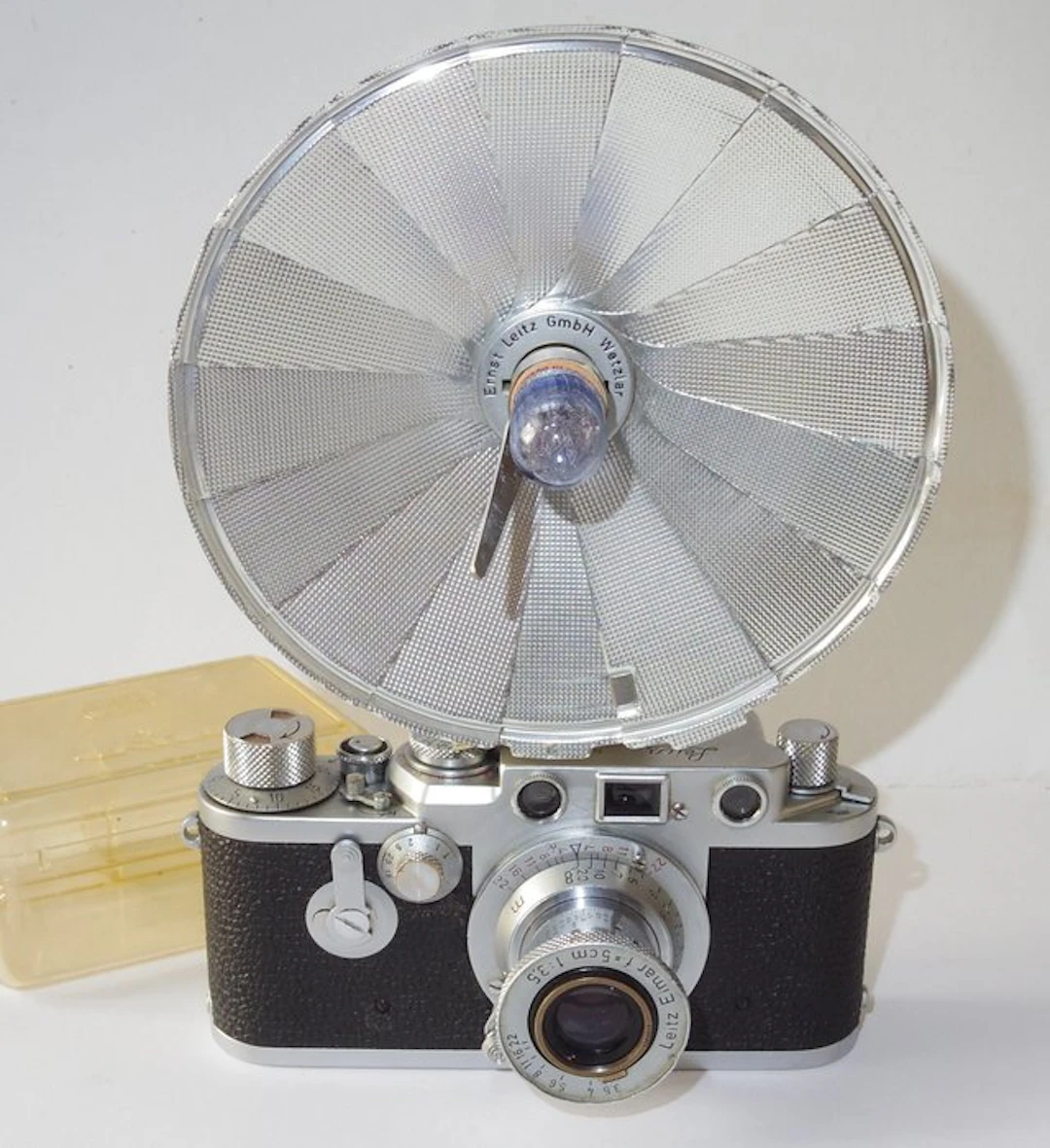 Leica IIIf rangefinder - 1950 - Elmar 3.5/5cm - working...