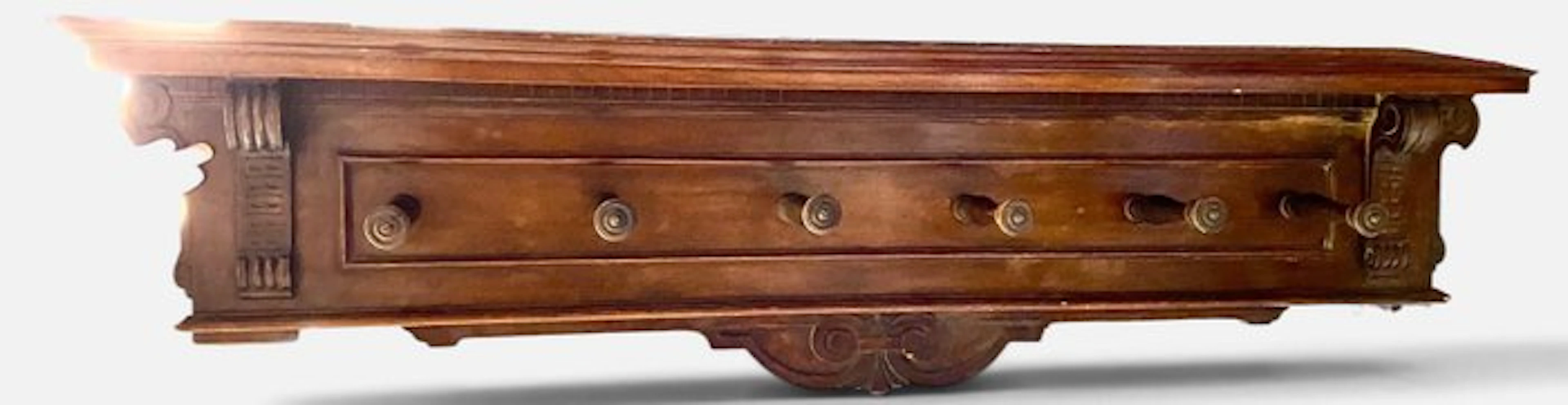 Coat rack - Hardwood - wall-mounted coat rack