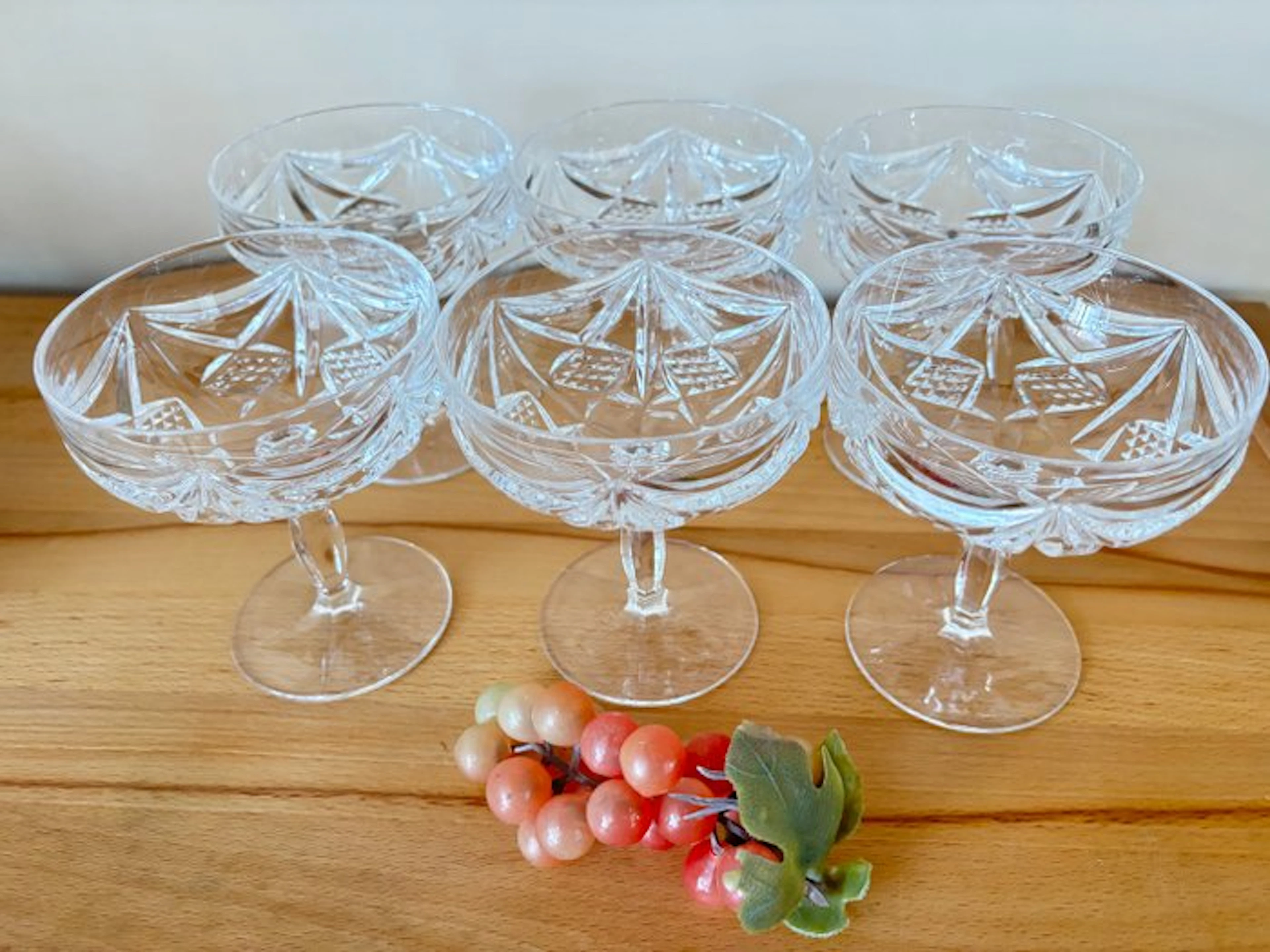 (6) *Champagnerschalen* - Nachtmann - Champagne flute (6) - Lead crystal