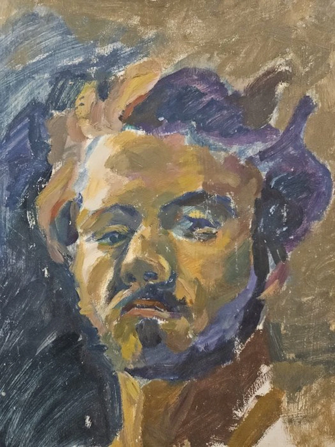 Escuela Fauvista (XX) - Retrato en Azul