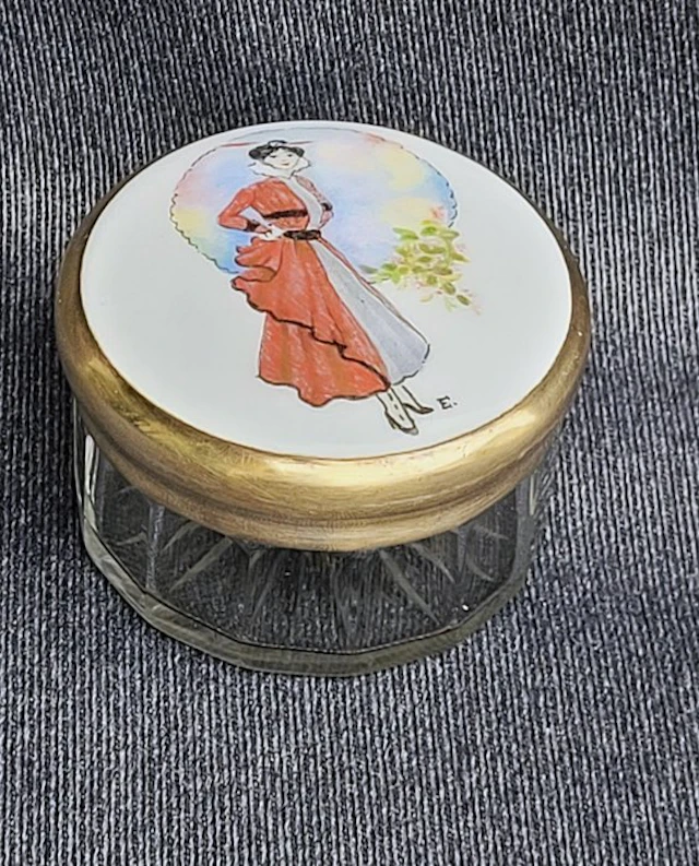 Jewellery box - Glass, 925, Enamel