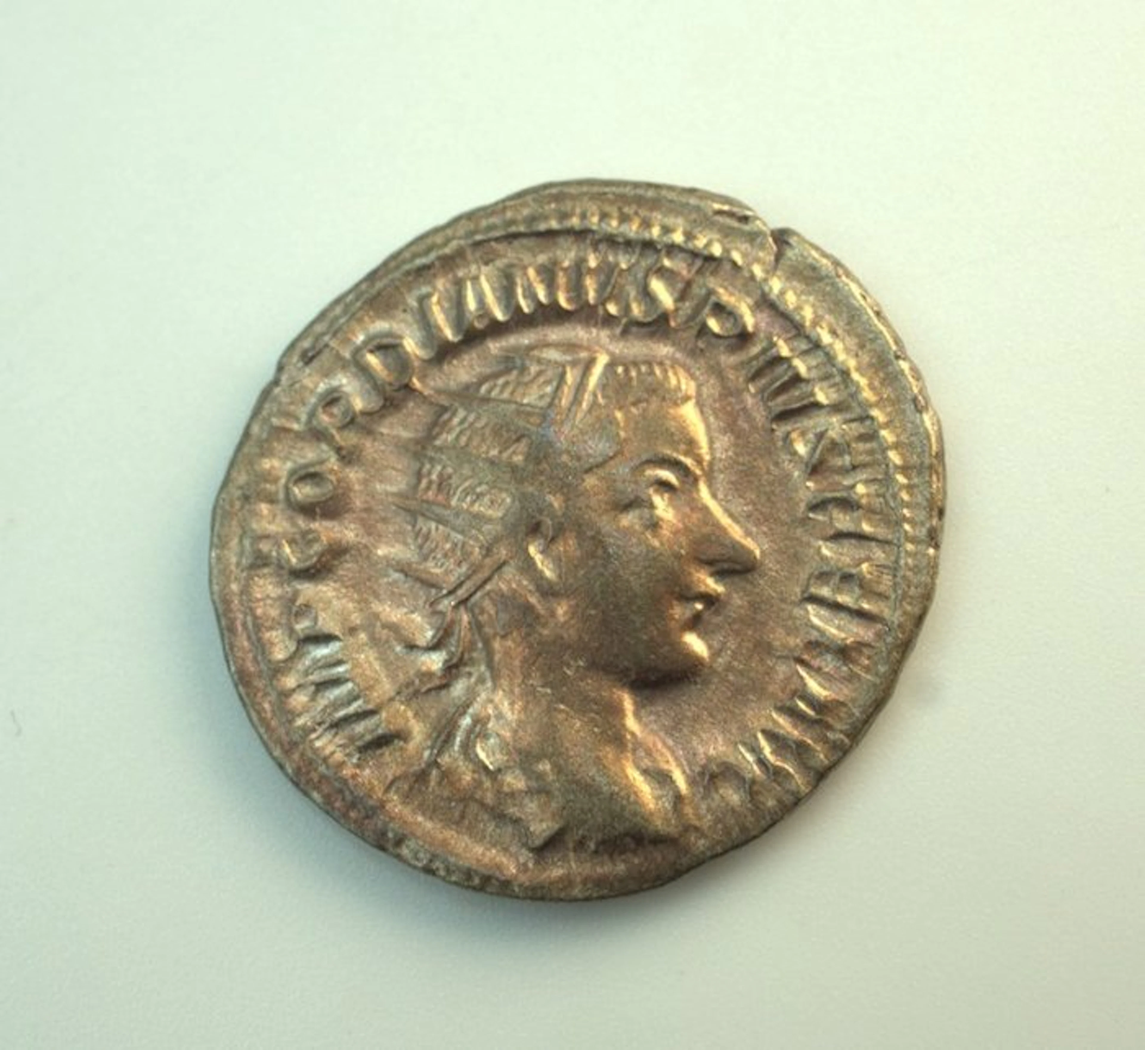 Ancient Roman Silver AR Antoninianus of Gordian III...