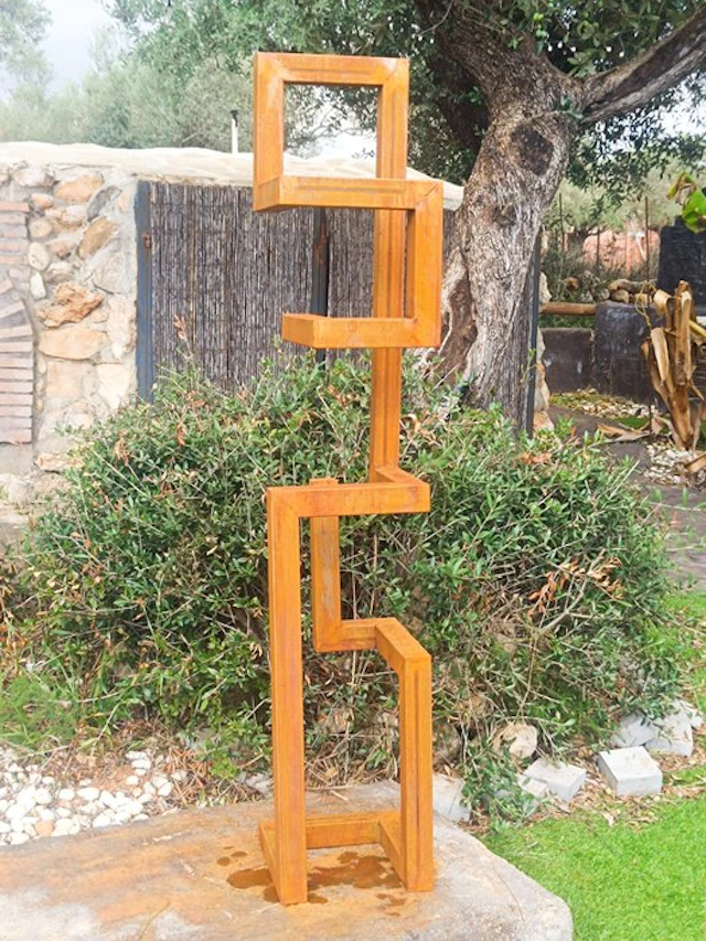 Ana Lucia B.M - Sculpture Corten - XXL - NO Reserve