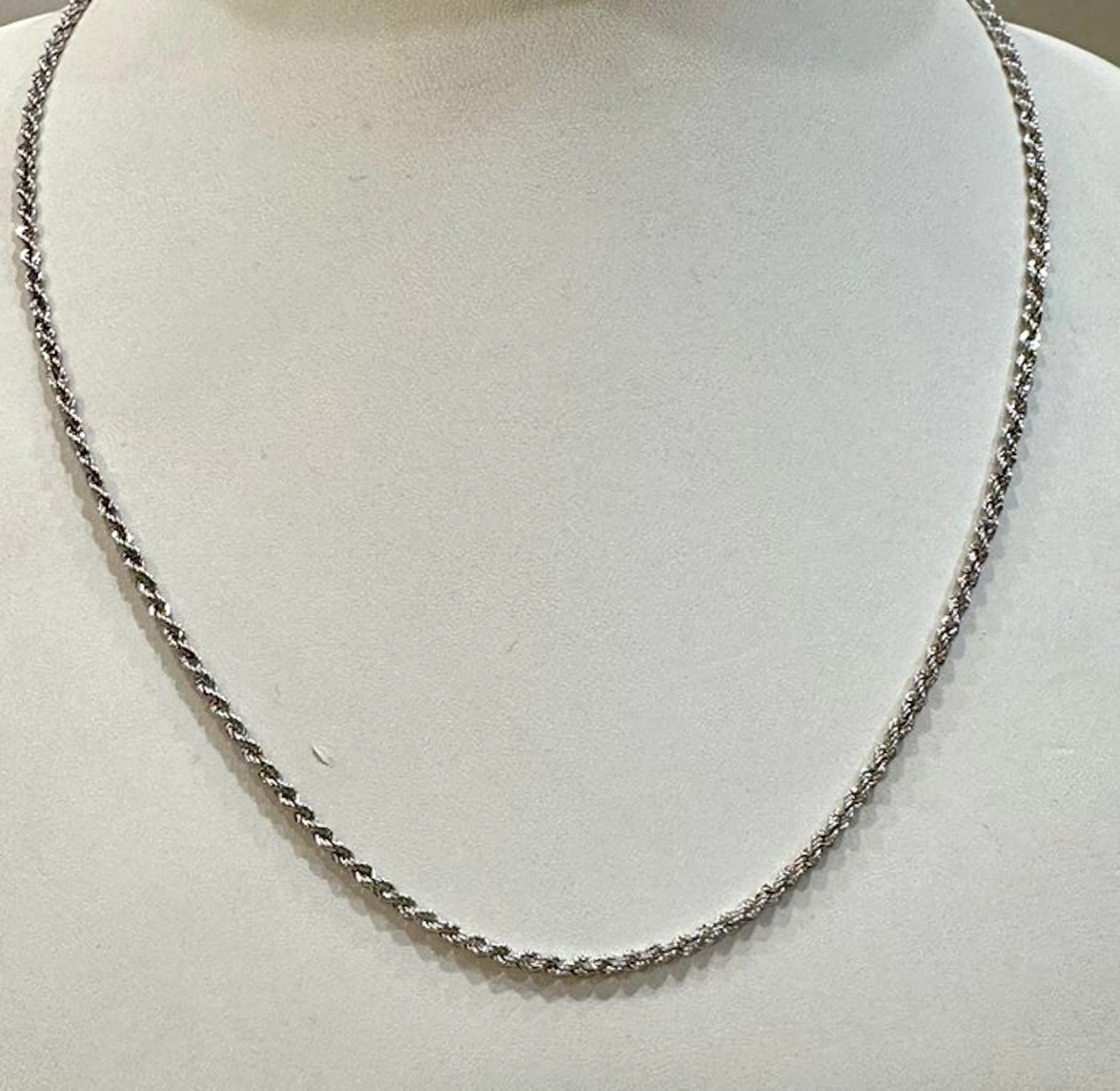 No reserve price - Necklace - 18 kt. White gold