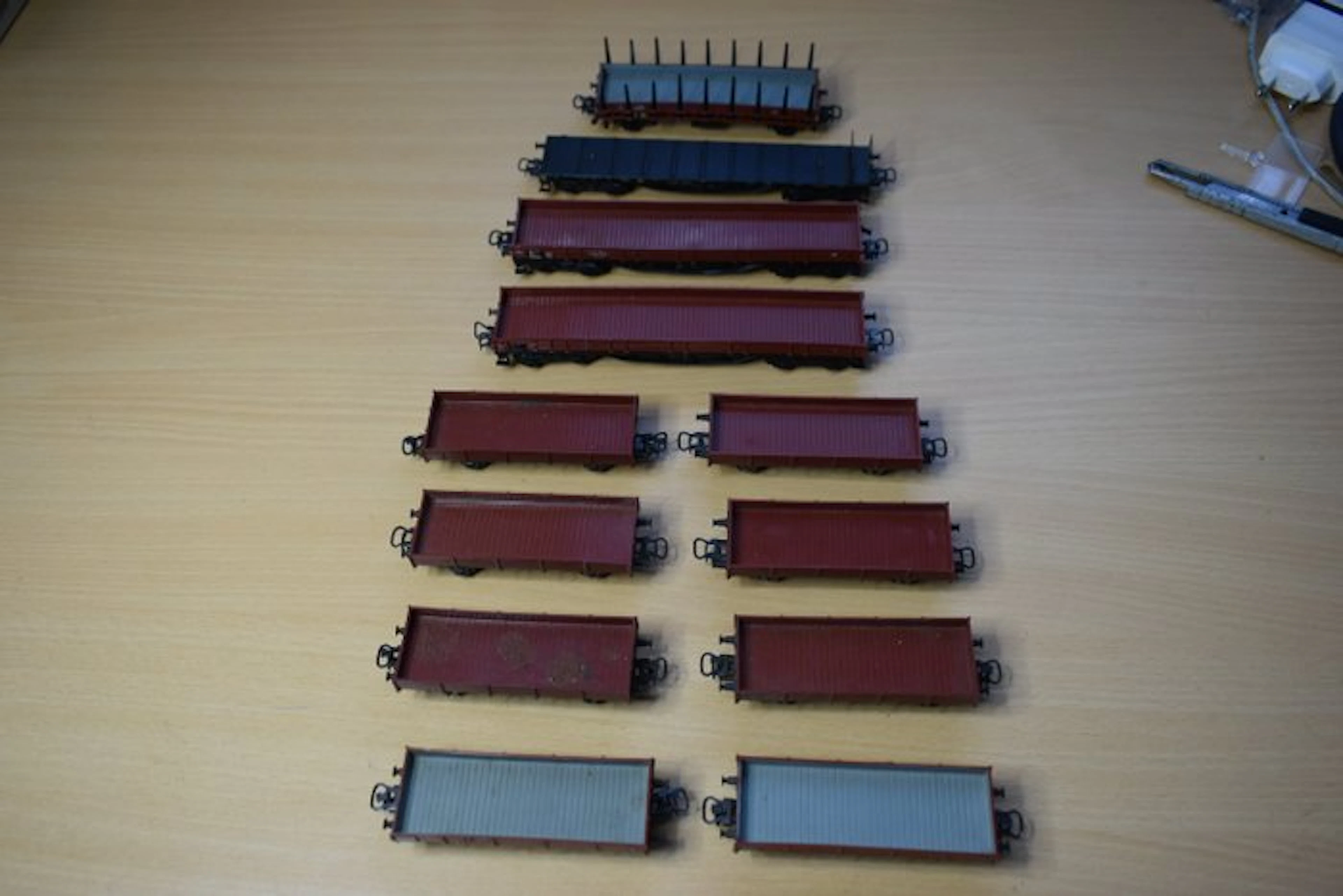 Märklin H0 - Model train freight wagon set (12) - 12 freight wagons - DB