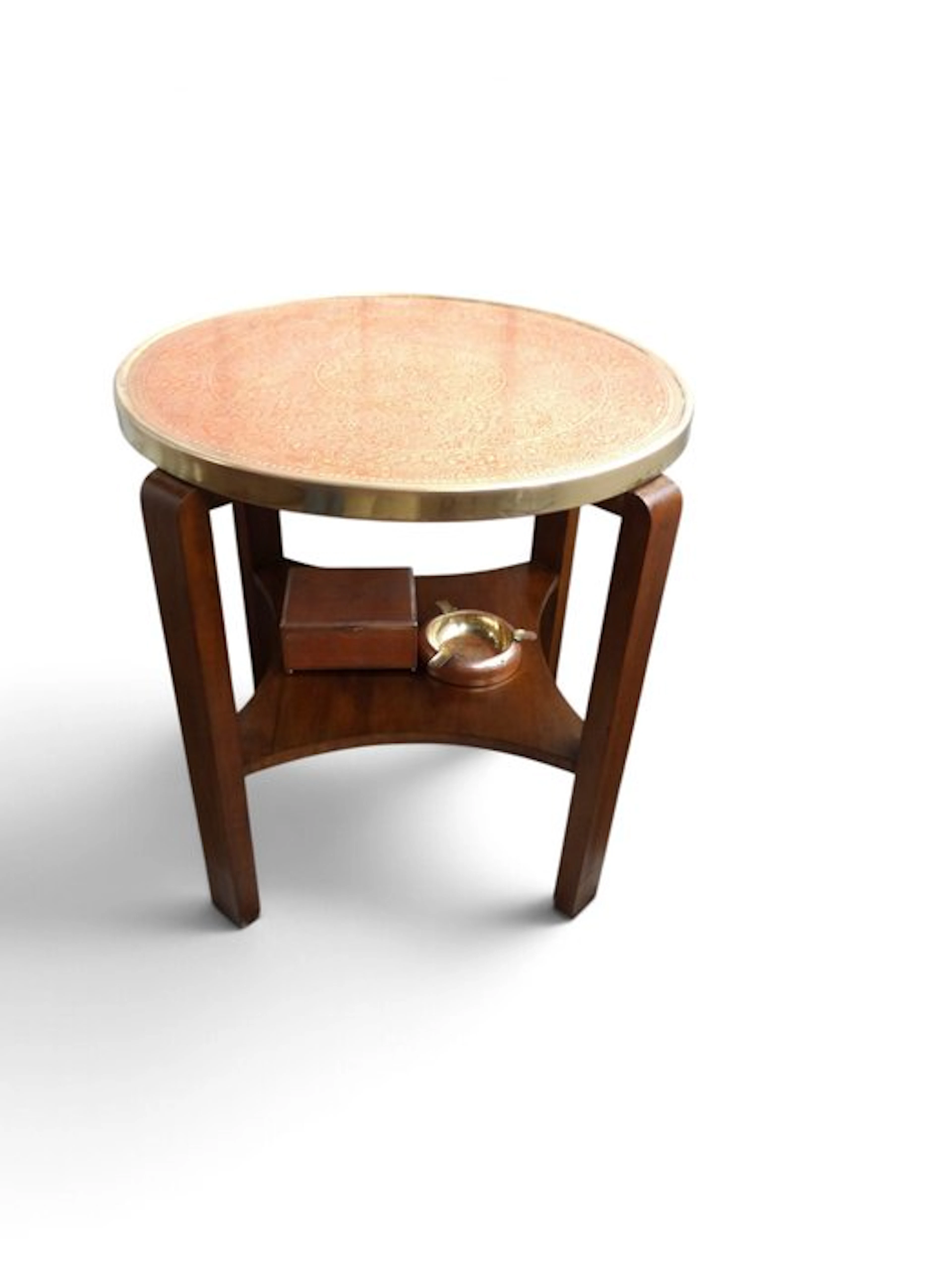 Side table - Oak - Art Deco smoking table