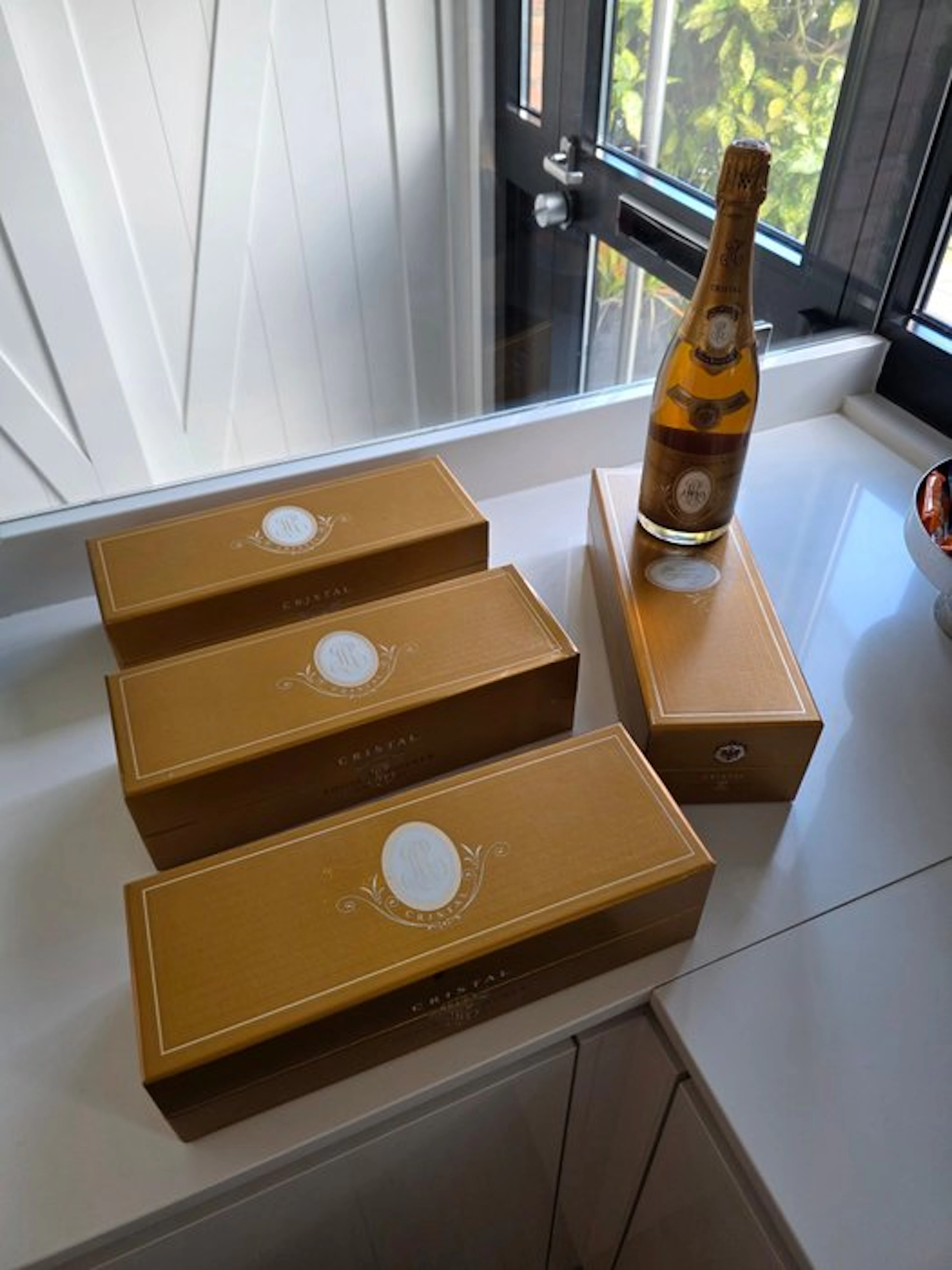 Louis Roederer, Cristal 1990 & 1999 - Champagne Brut - 4 Bottles (0.75L)