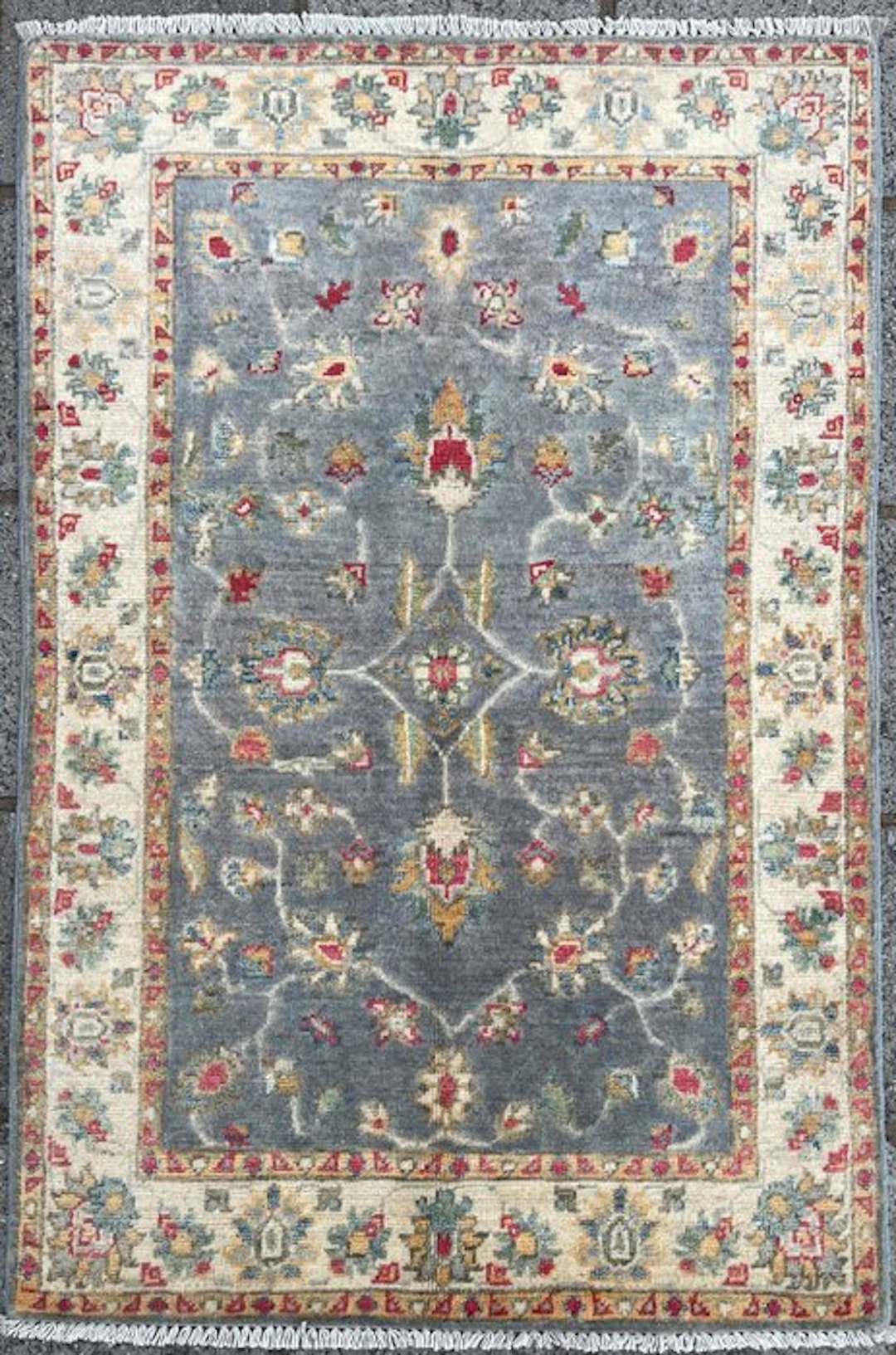 Afghan modern Ziegler - (unused) - wool - hand-knotted - Carpet -