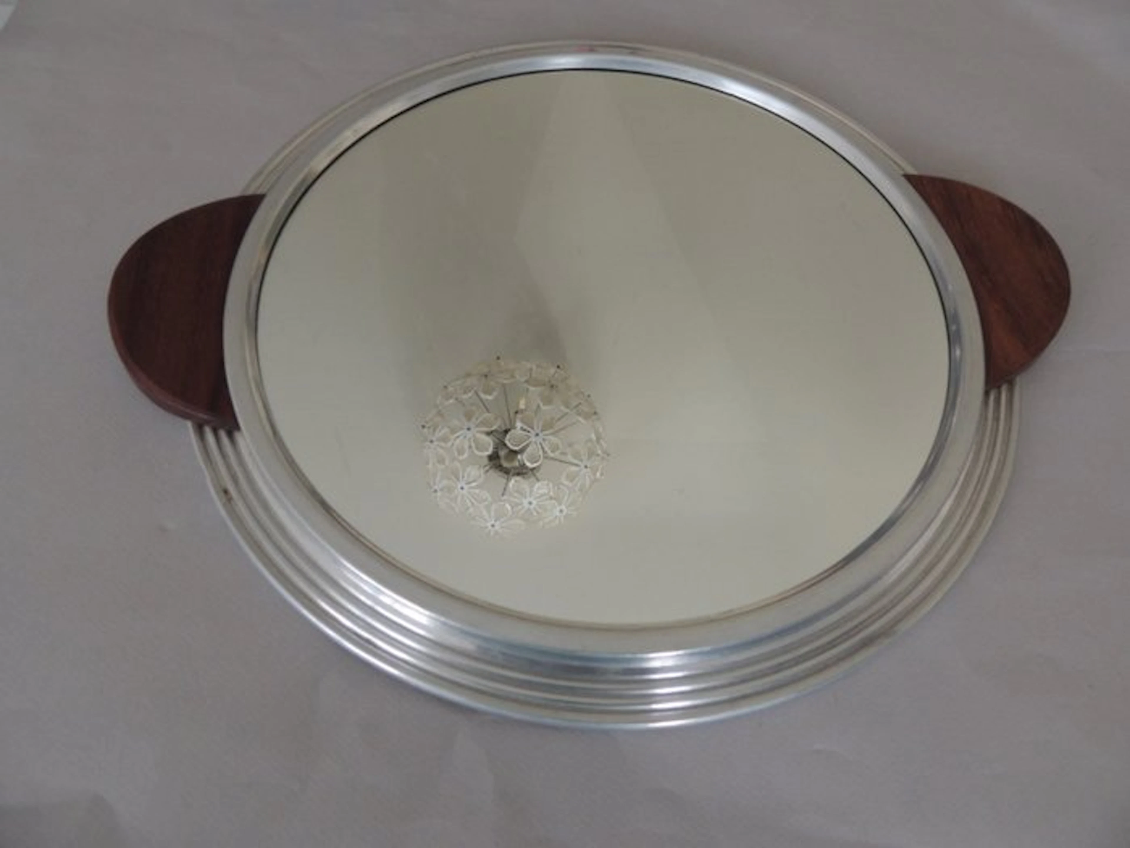 Tray - Magnificent and large Art Deco serving tray with a...