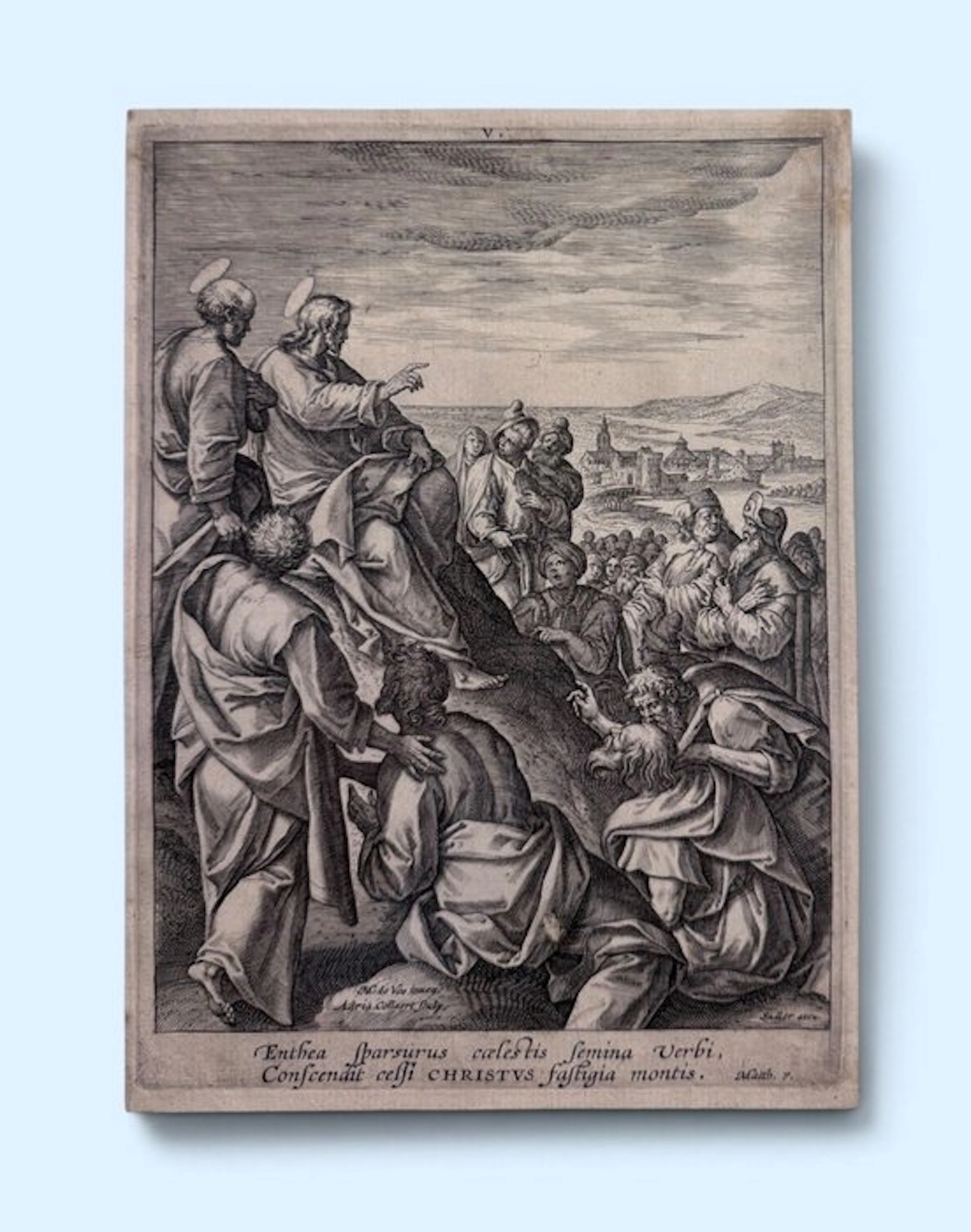 Marten De Vos (1532-1603) - The sermon on the mount