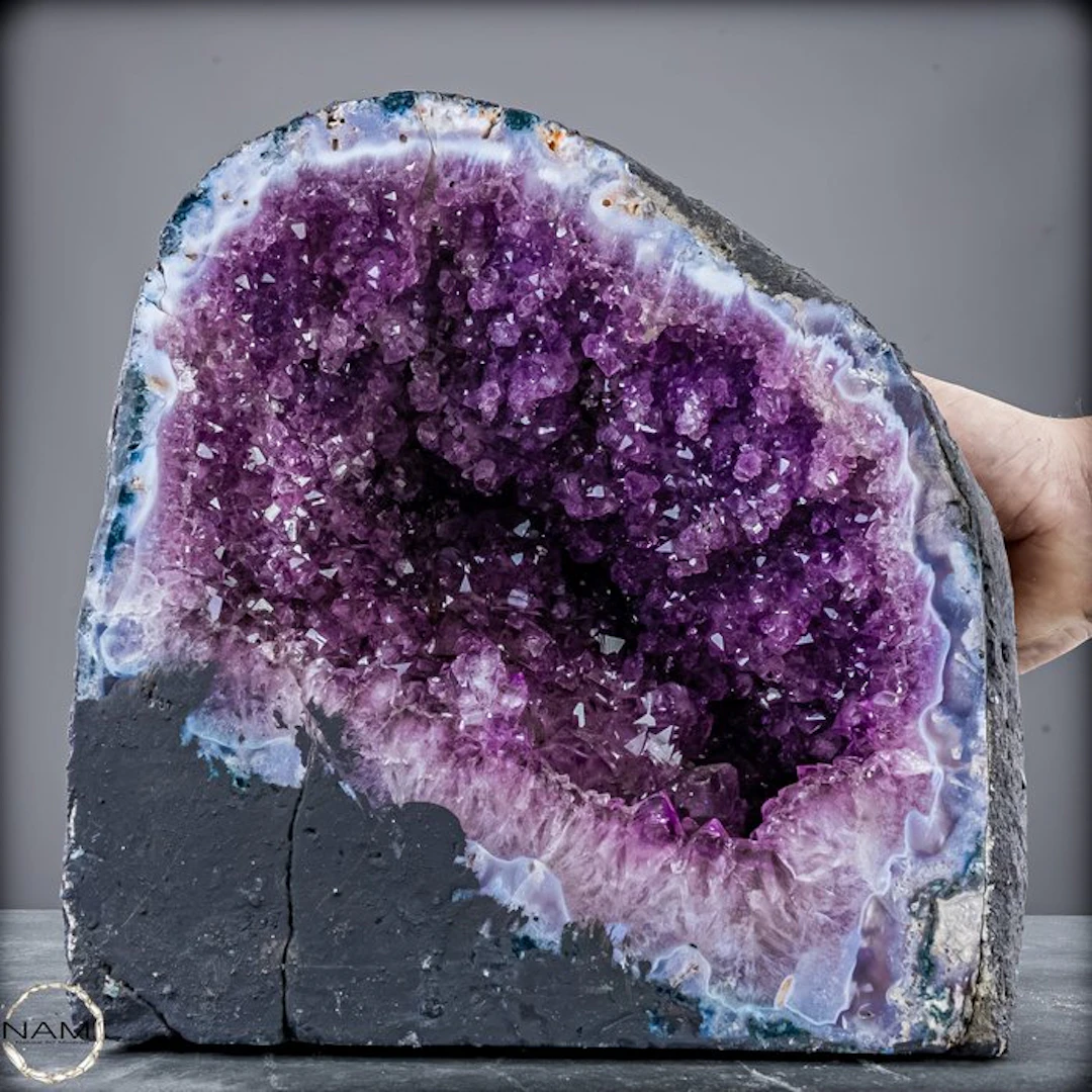 Natural amethyst druse from Uruguay, 12 kg - Nature's masterpiece- 12587.22 g
