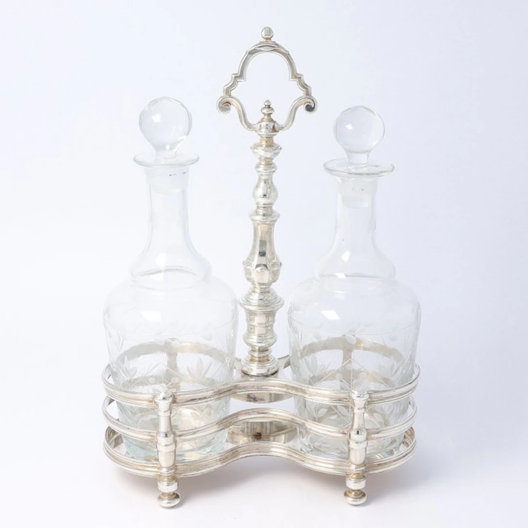 Cruet set. - Cruet set - .934 silver
