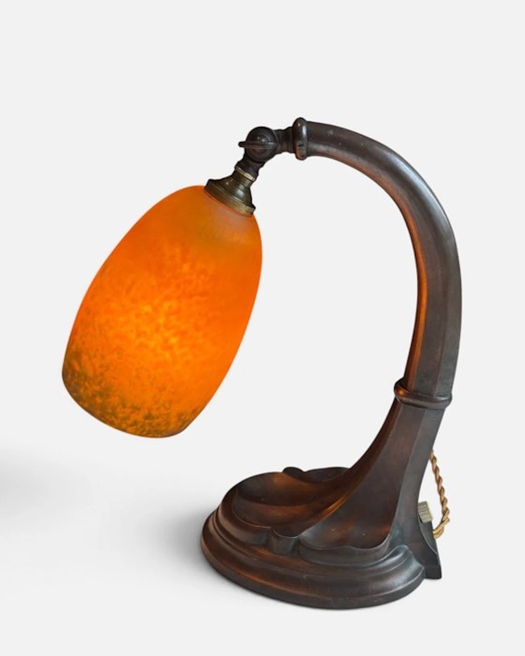 DAUM Nancy Lorraine - Table lamp - Patinated bronze