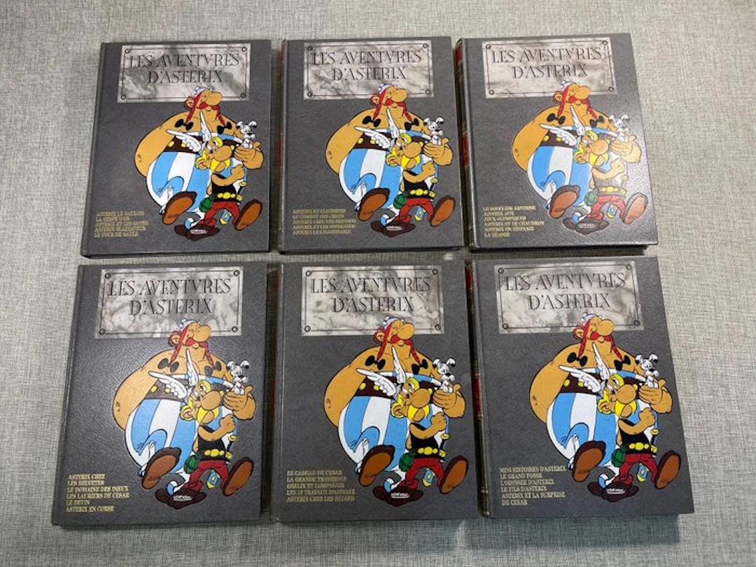Asterix T1 à T6 - Série complète - 6x C - 6 Album - First edition - 1989