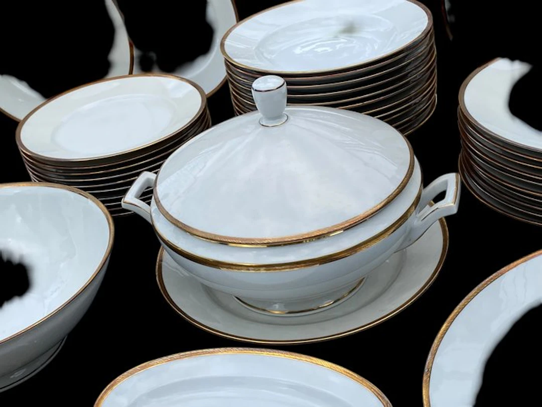 RICHARD GINORI - Table service for 12 (41) - Porcelain - Rare - elegance