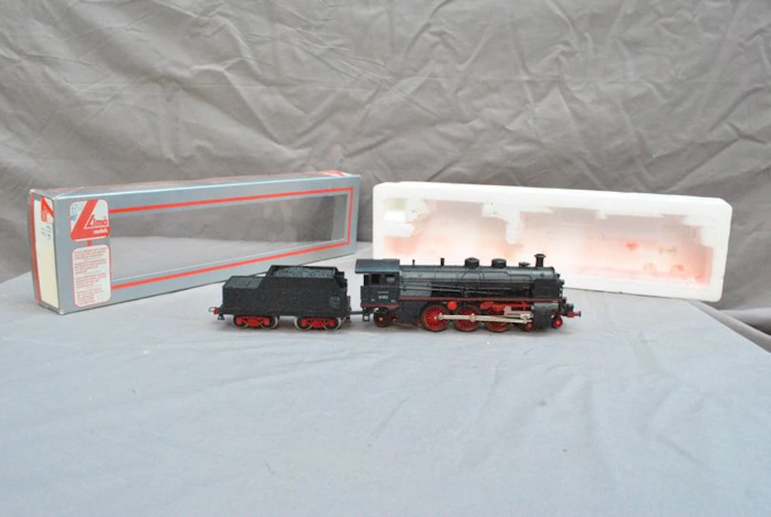 Lima H0 - Lima BR 18 Locomotiva - Steam locomotive with tender (1) - BR18 - DB