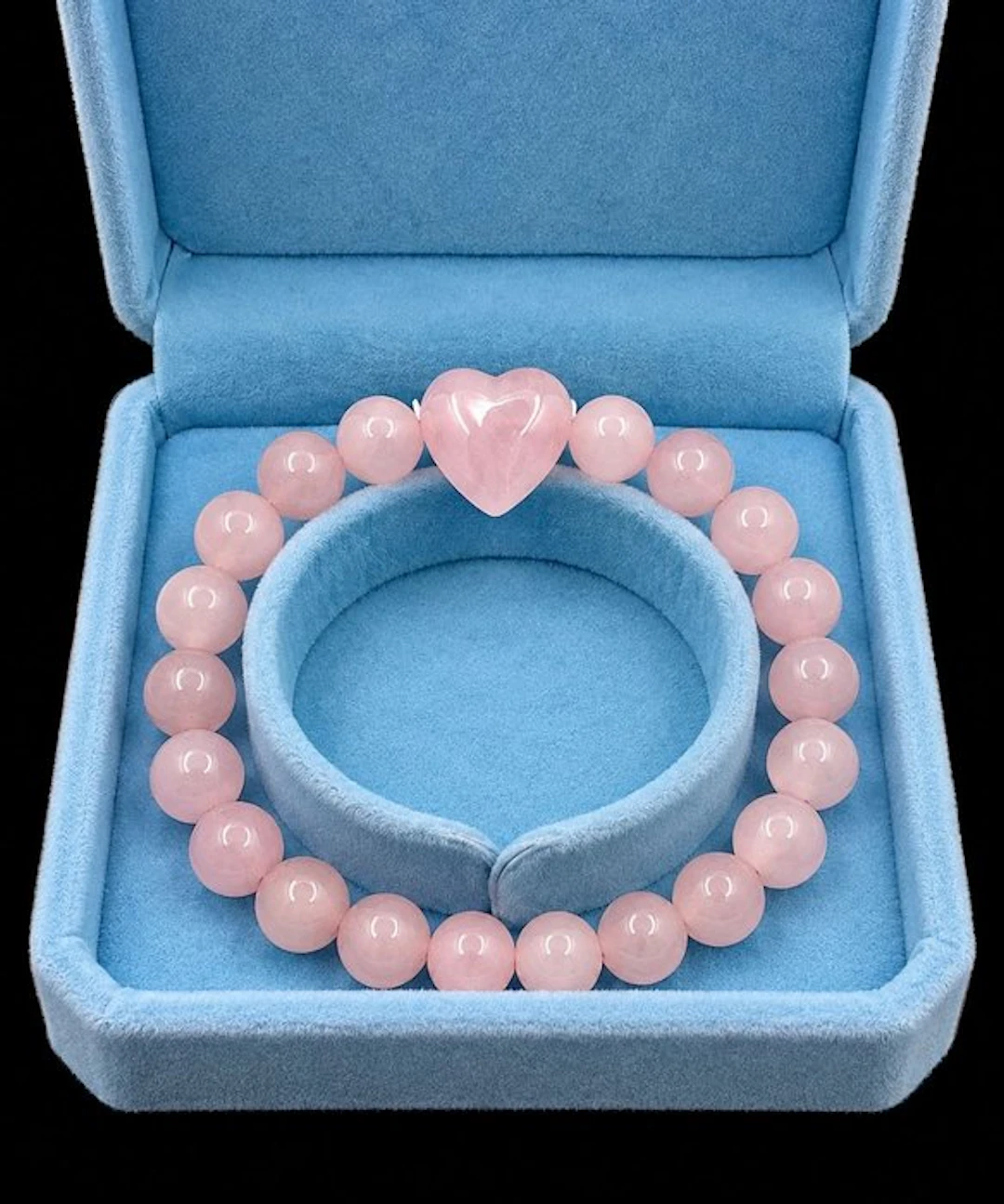 Premium Quality Natural Rose Quartz Bracelet – Supreme...