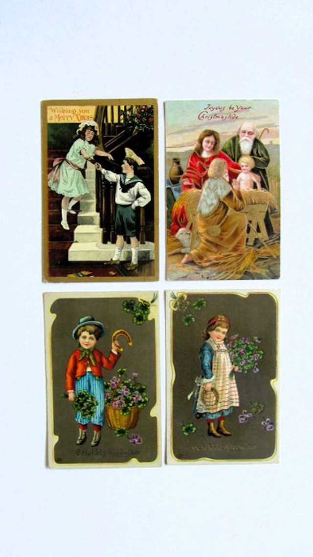 Fantasy - Antique postcards with various subjects. - Postcard (50) - 1905-1925