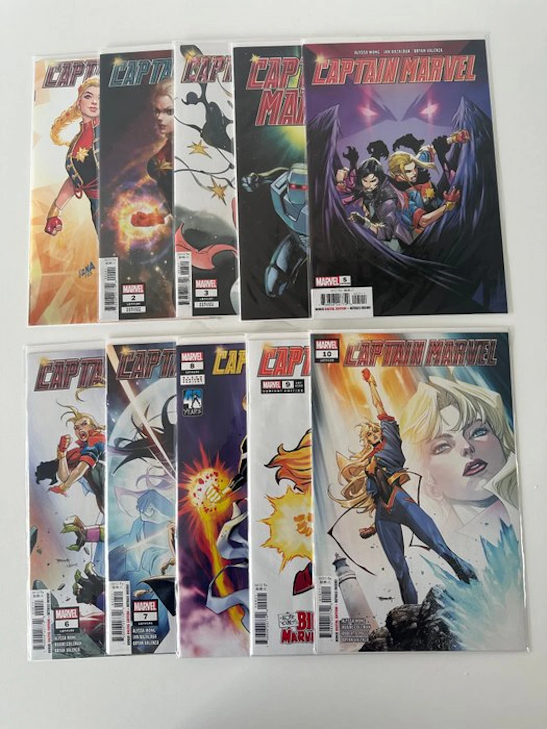 Captain Marvel 1-10 - Captain Marvel - 10 Comic...