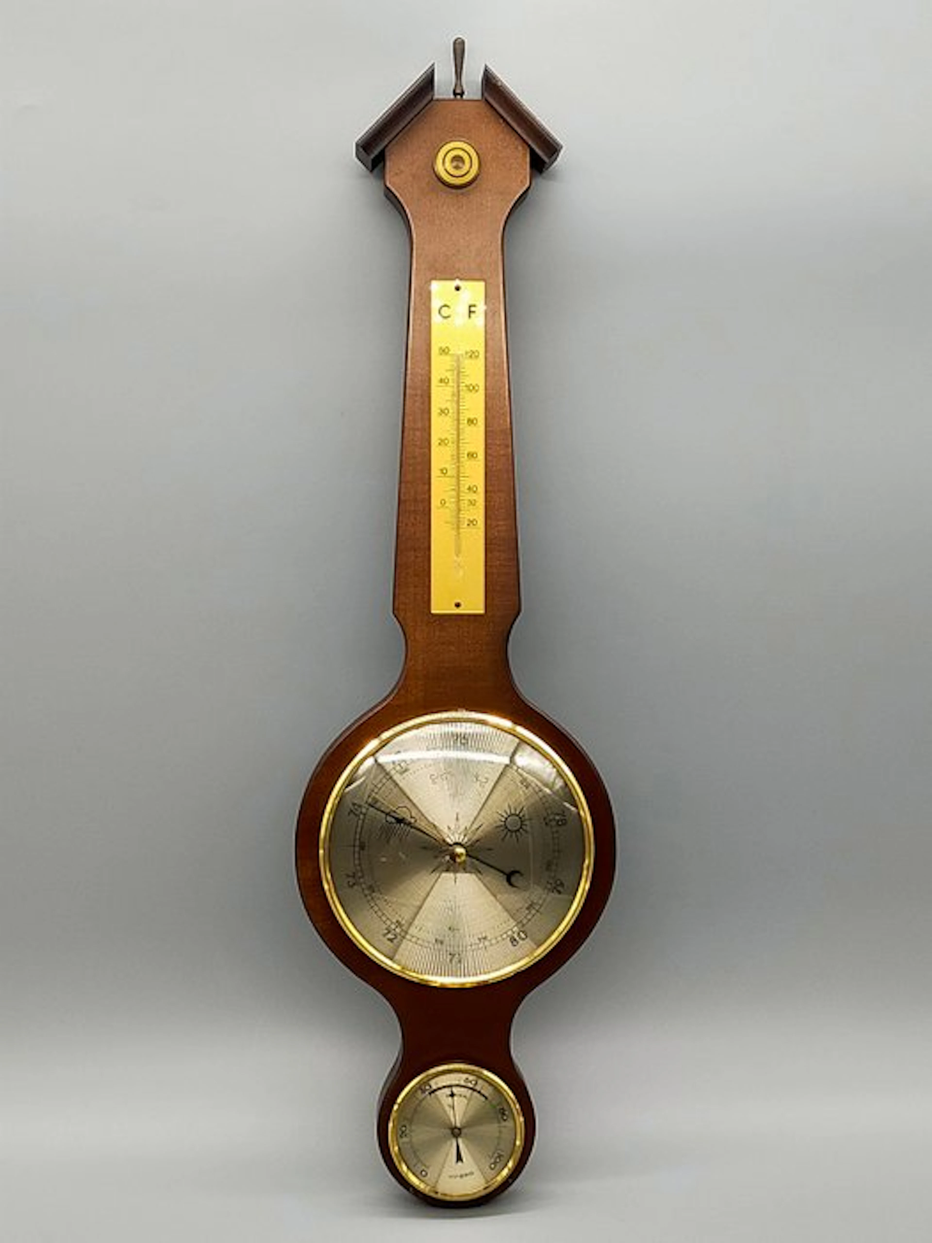 Klassisches Barometer mit Thermometer und Hygrometer –...