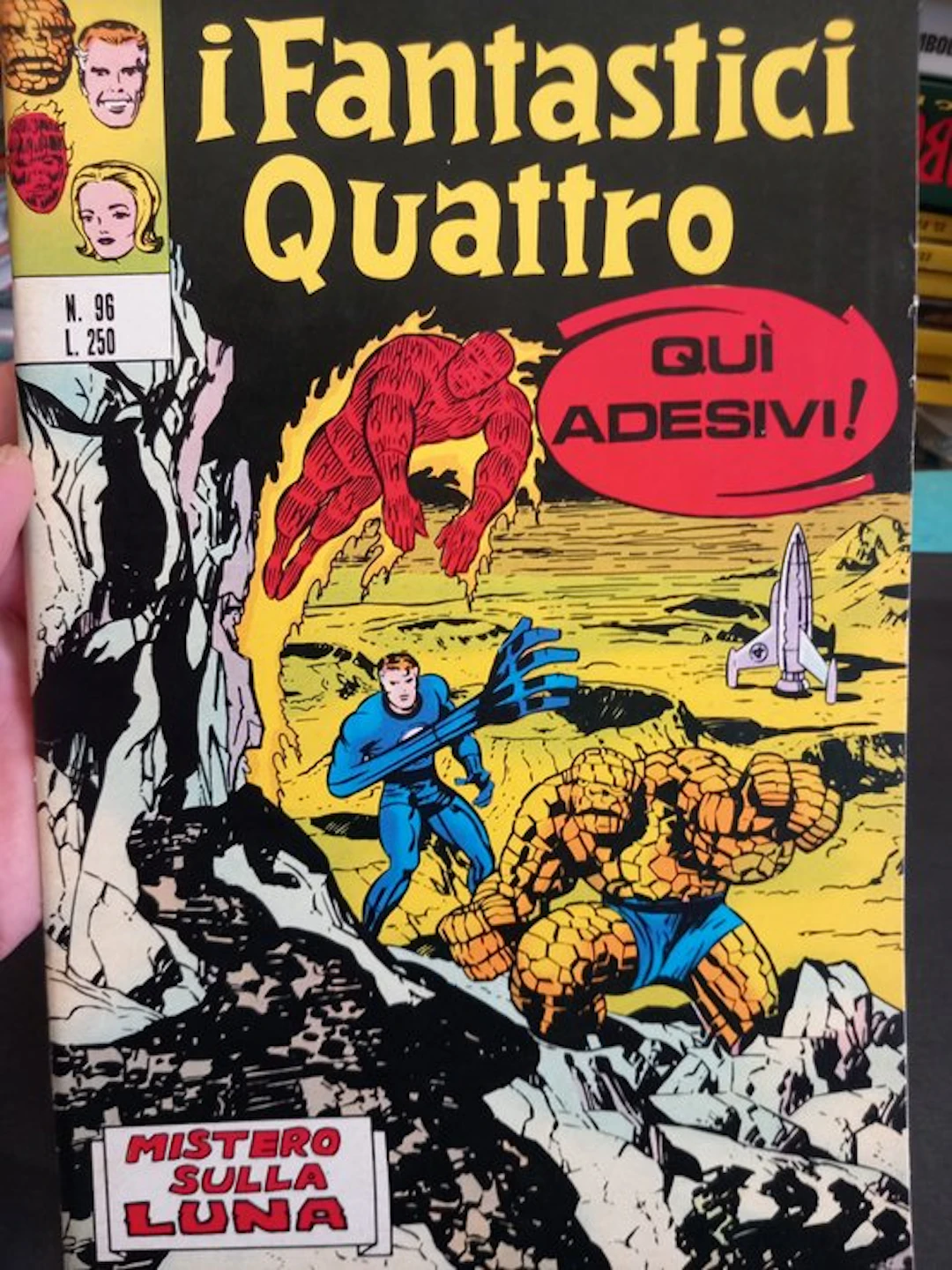 Fantastici Quattro n. 96 Corno - con adesivi - 1 Comic - First edition - 1974