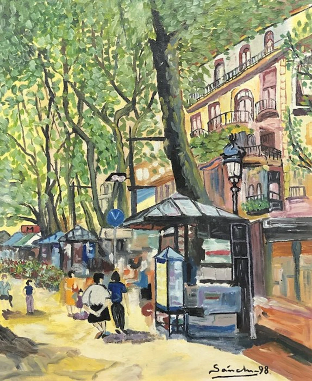 École Catalane (XX) - Barcelone: La Rambla