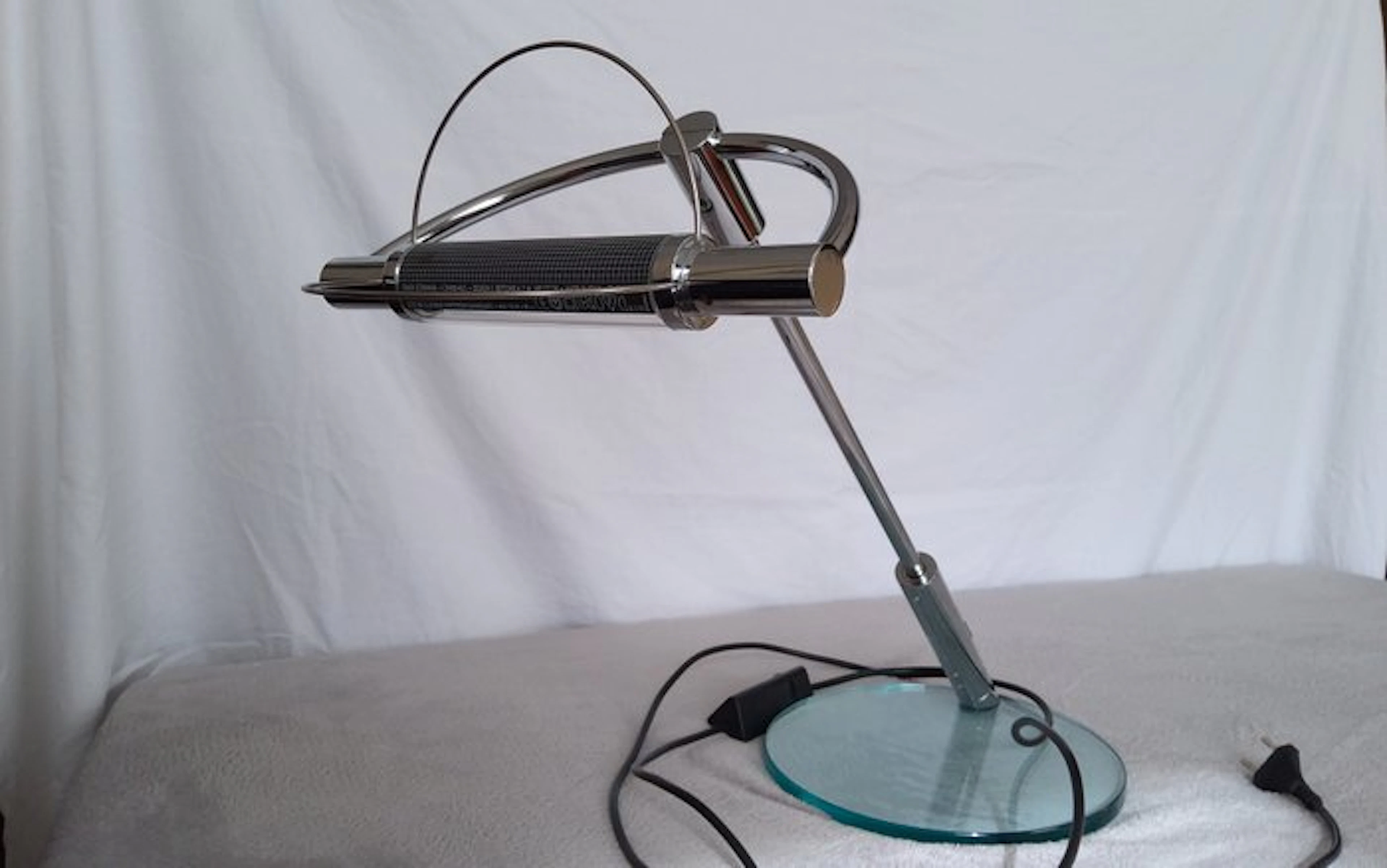 Franco Bettonica, Mario Melocchi - Desk lamp - Chrome