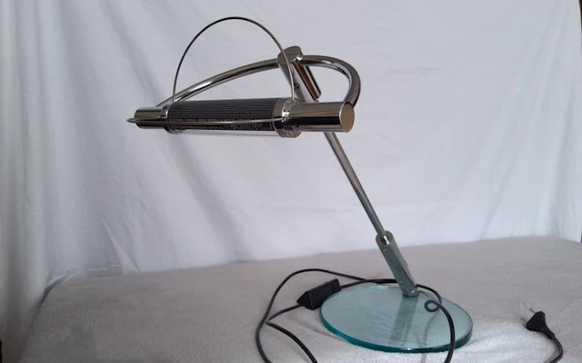 Franco Bettonica, Mario Melocchi - Desk lamp - Chrome